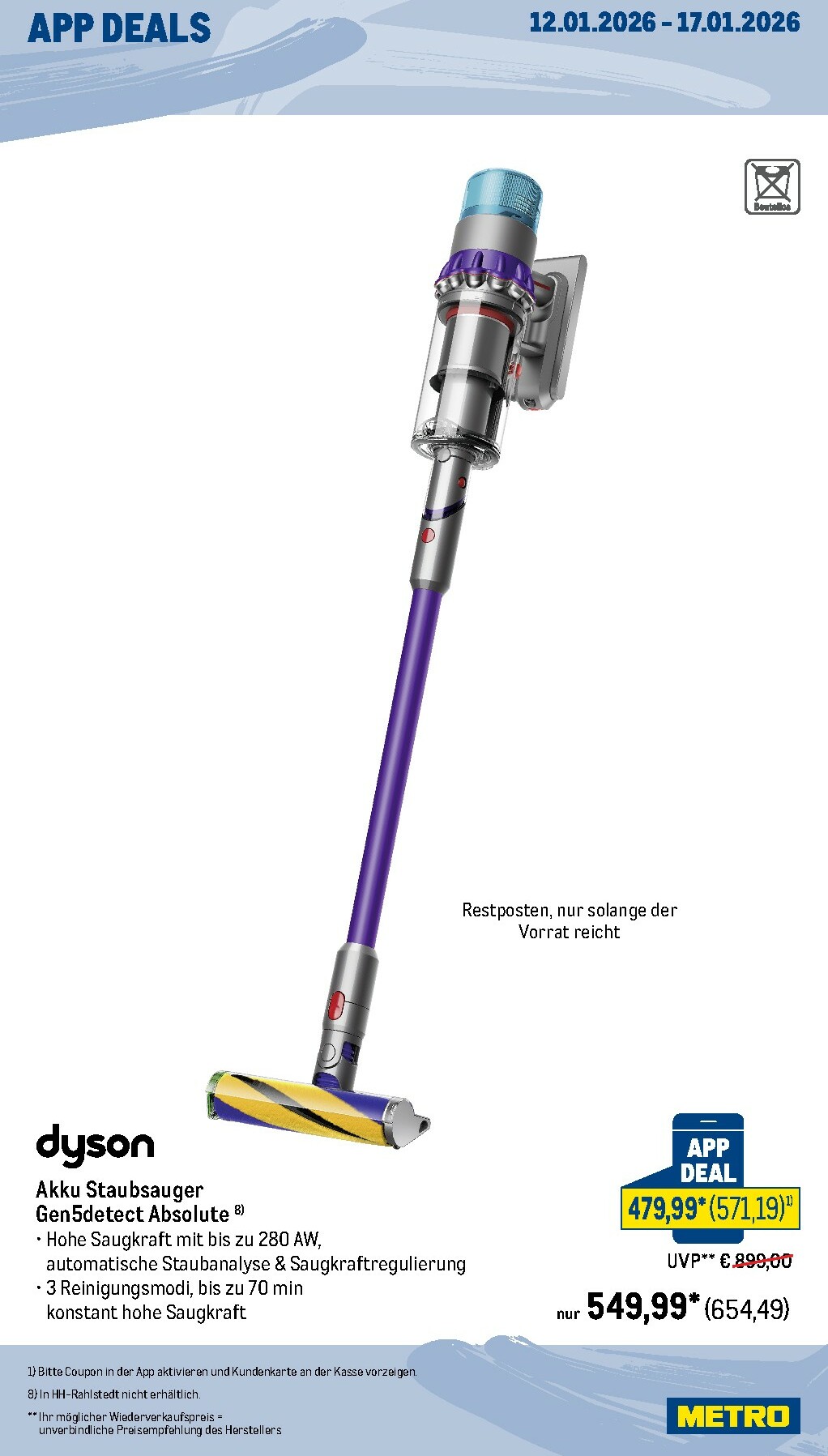 metro - Metro - App-Deals-Prospekt gültig vom 12.01. bis 17.01. - page: 3