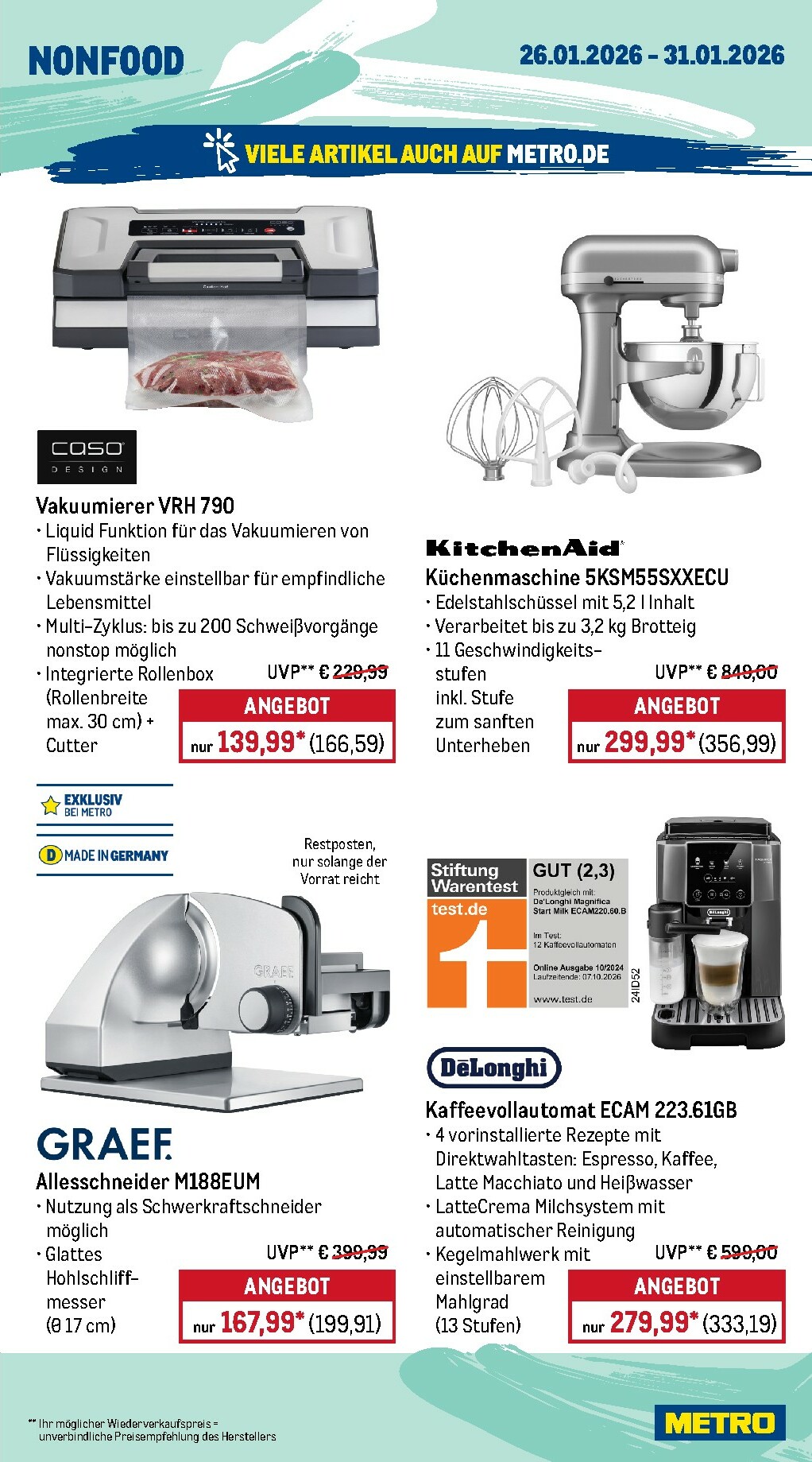 metro - Metro - Wochen-Angebote-Prospekt gültig vom 26.01. bis 31.01. - page: 20