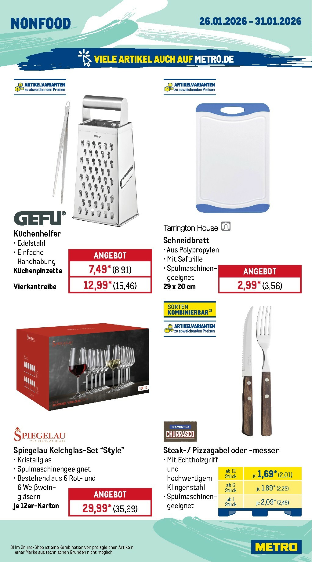 metro - Metro - Wochen-Angebote-Prospekt gültig vom 26.01. bis 31.01. - page: 21