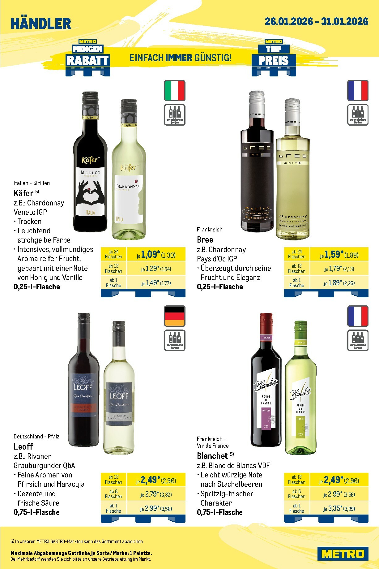 metro - Metro - Wochen-Angebote Händler-Prospekt gültig vom 26.01. bis 31.01. - page: 6
