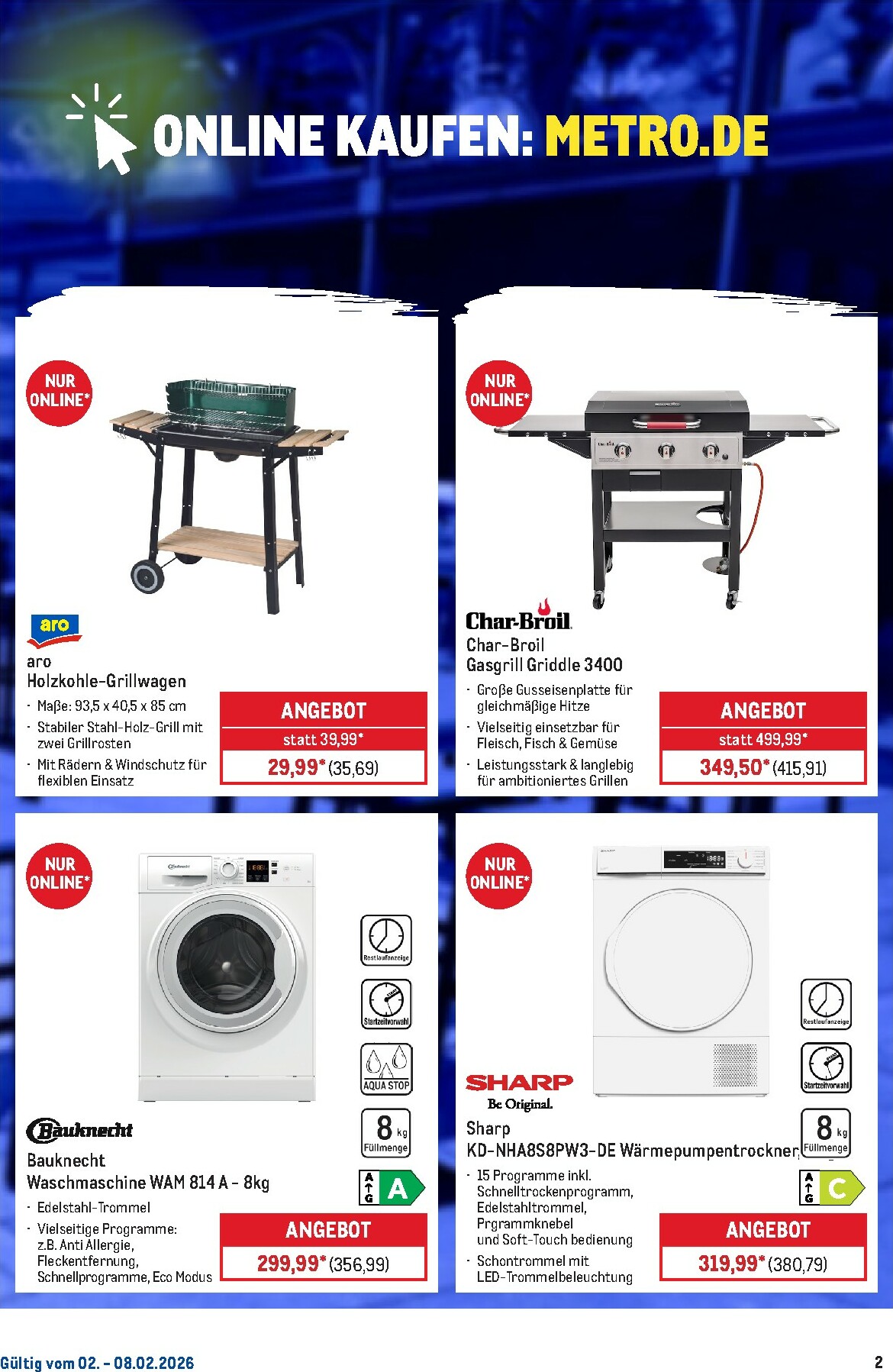 metro - Metro - Online: Wochen-Angebote-Prospekt gültig vom 02.02.2026 bis 08.02.2026 - page: 2