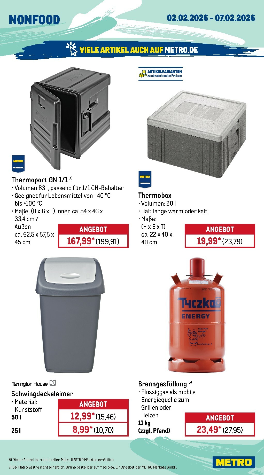 metro - Metro - Wochen-Angebote Gastro-Prospekt gültig vom 02.02.2026 bis 07.02.2026 - page: 21