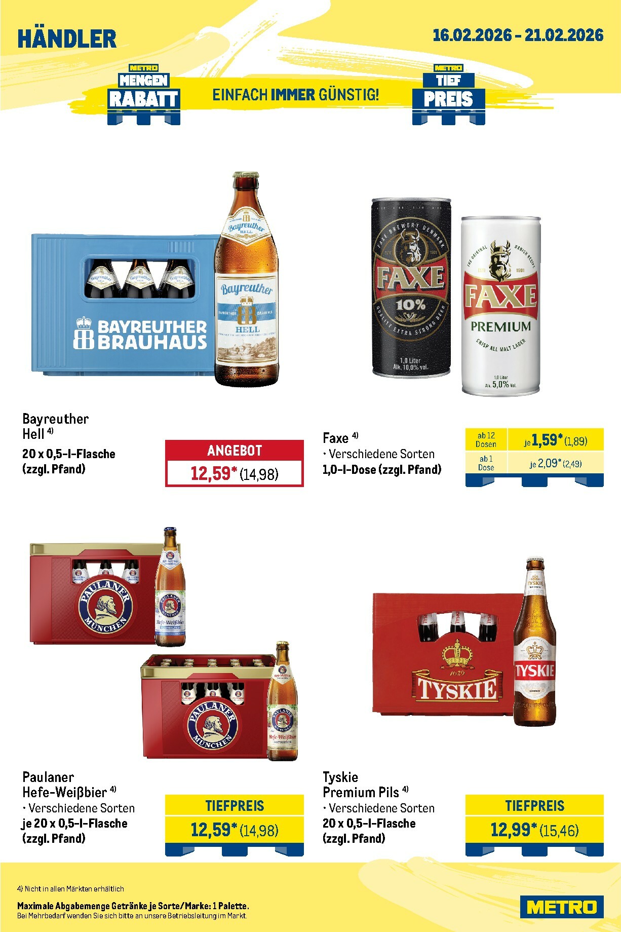 metro - Metro - Wochen-Angebote Händler-Prospekt gültig vom 16.02.2026 bis 21.02.2026 - page: 6