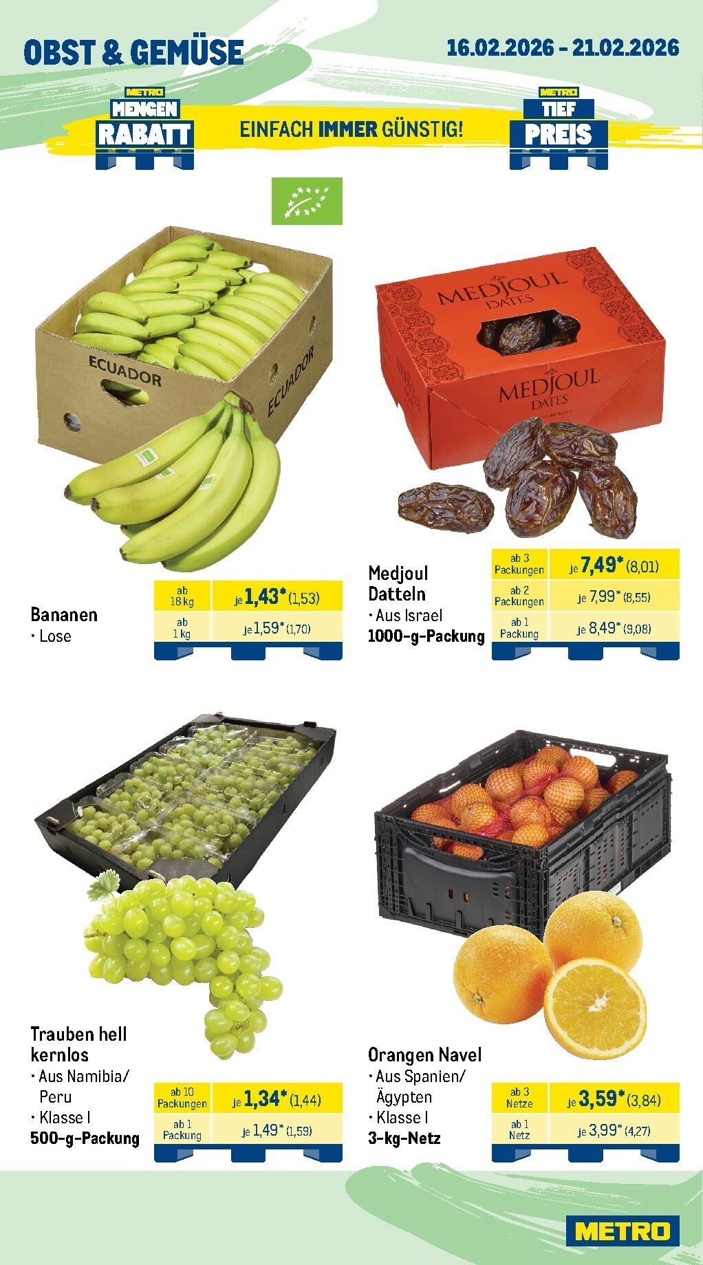metro - Metro - Wochen-Angebote-Prospekt gültig vom 16.02.2026 bis 21.02.2026 - page: 8