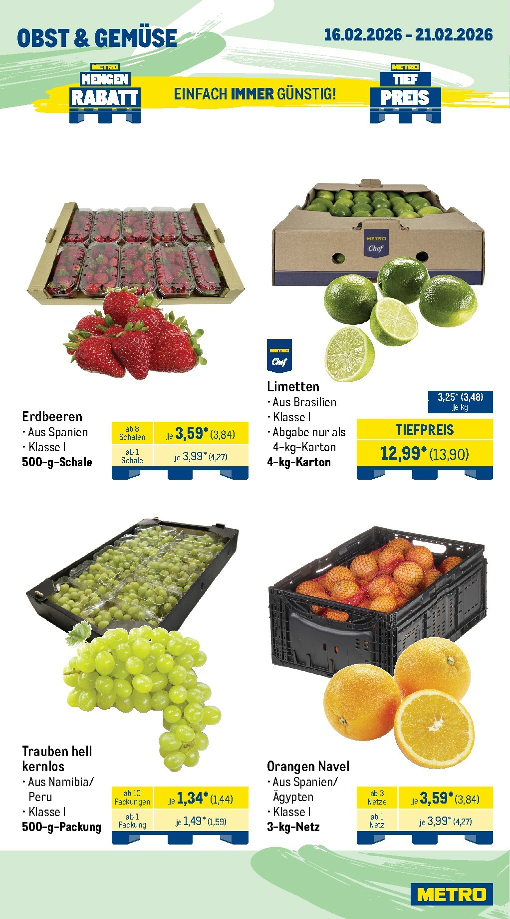 metro - Metro - Wochen-Angebote Gastro-Prospekt gültig vom 16.02.2026 bis 21.02.2026 - page: 8
