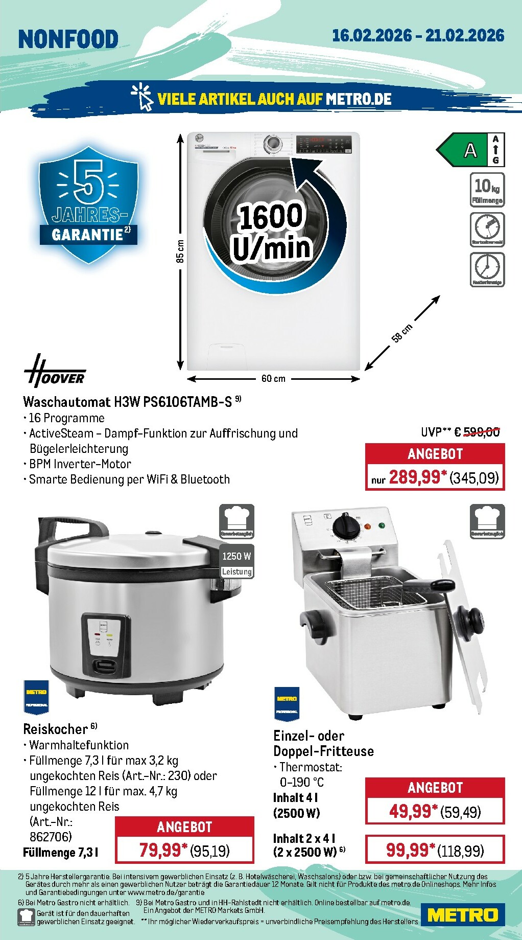 metro - Metro - Wochen-Angebote Gastro-Prospekt gültig vom 16.02.2026 bis 21.02.2026 - page: 19