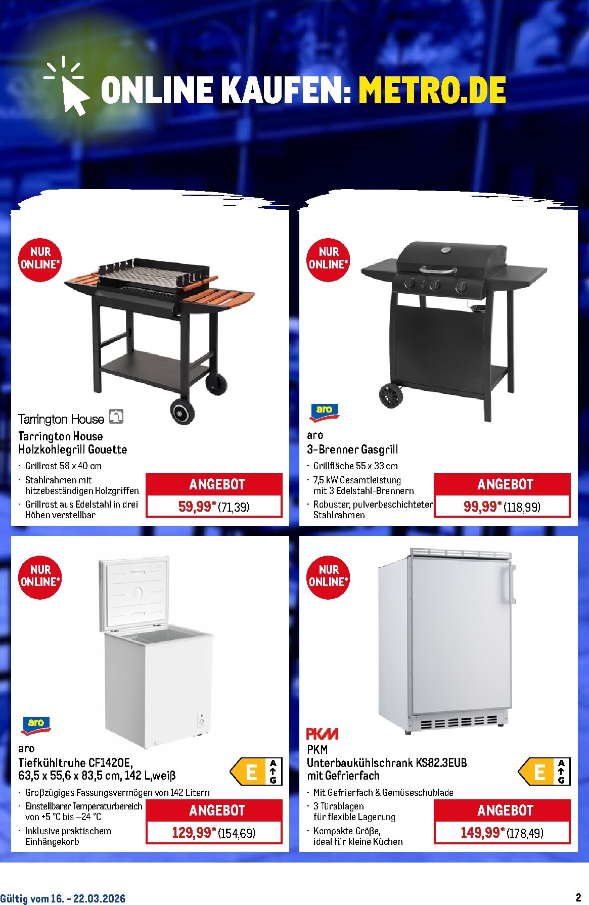 metro - Metro - Online: Wochen-Angebote-Prospekt gültig vom 16.03.2026 bis 22.03.2026 - page: 2