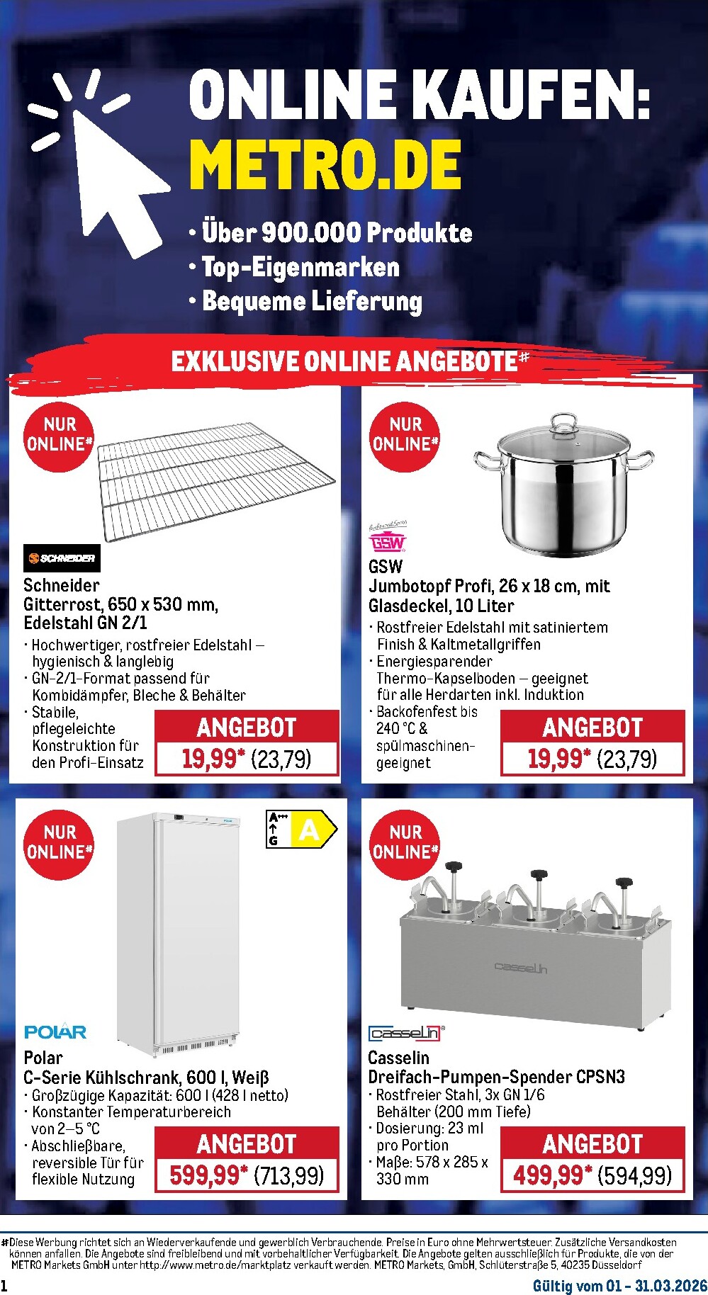 metro - Metro - Monats-Menü-Prospekt gültig vom 01.03.2026 bis 31.03.2026 - page: 41