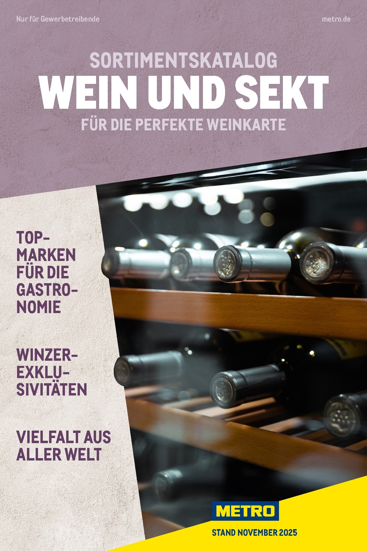 metro - Metro - Wein und Sekt Sortiment Prospekt – von Sonntag 19.04.2026 bis Mittwoch 30.09.2026