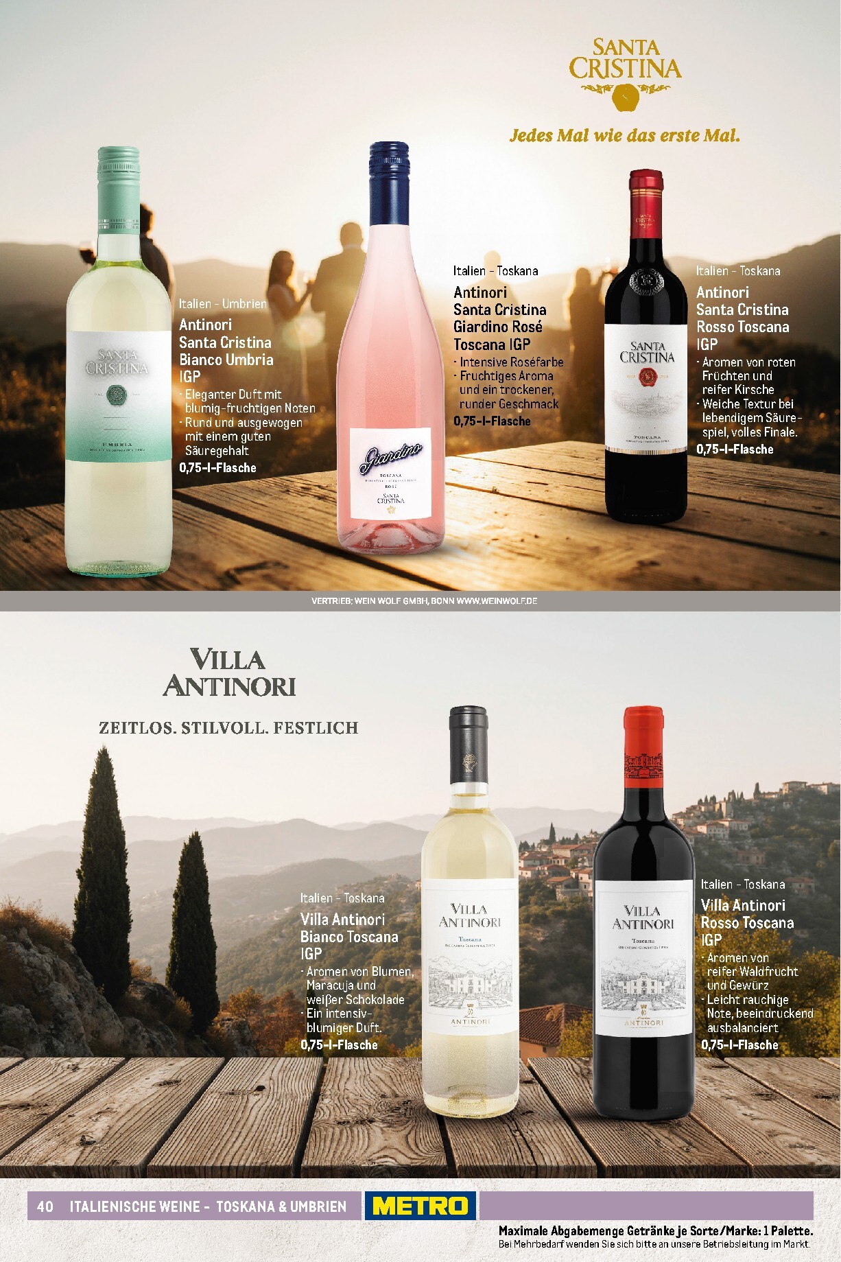 metro - Metro - Wein und Sekt Sortiment Prospekt – von Sonntag 19.04.2026 bis Mittwoch 30.09.2026 - page: 40