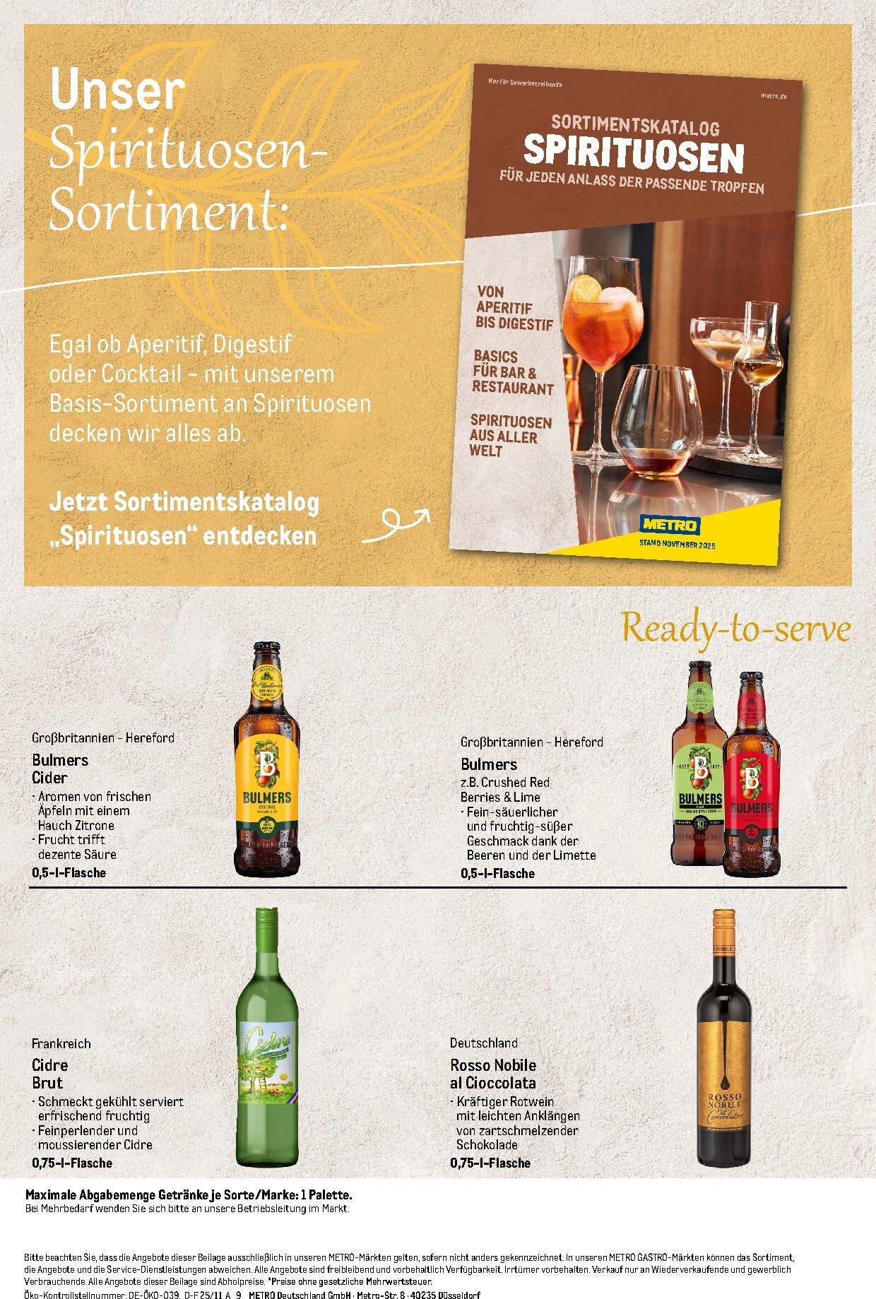 metro - Metro - Wein und Sekt Sortiment Prospekt – von Sonntag 19.04.2026 bis Mittwoch 30.09.2026 - page: 67