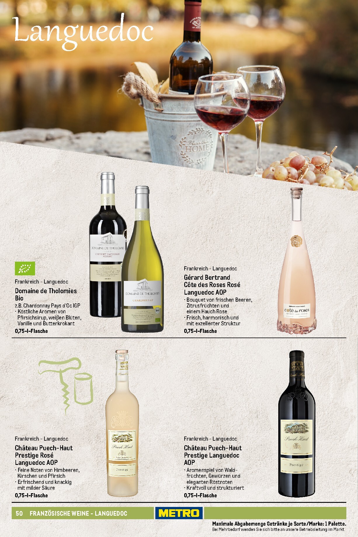 metro - Metro - Wein und Sekt Sortiment Prospekt – von Sonntag 19.04.2026 bis Mittwoch 30.09.2026 - page: 50