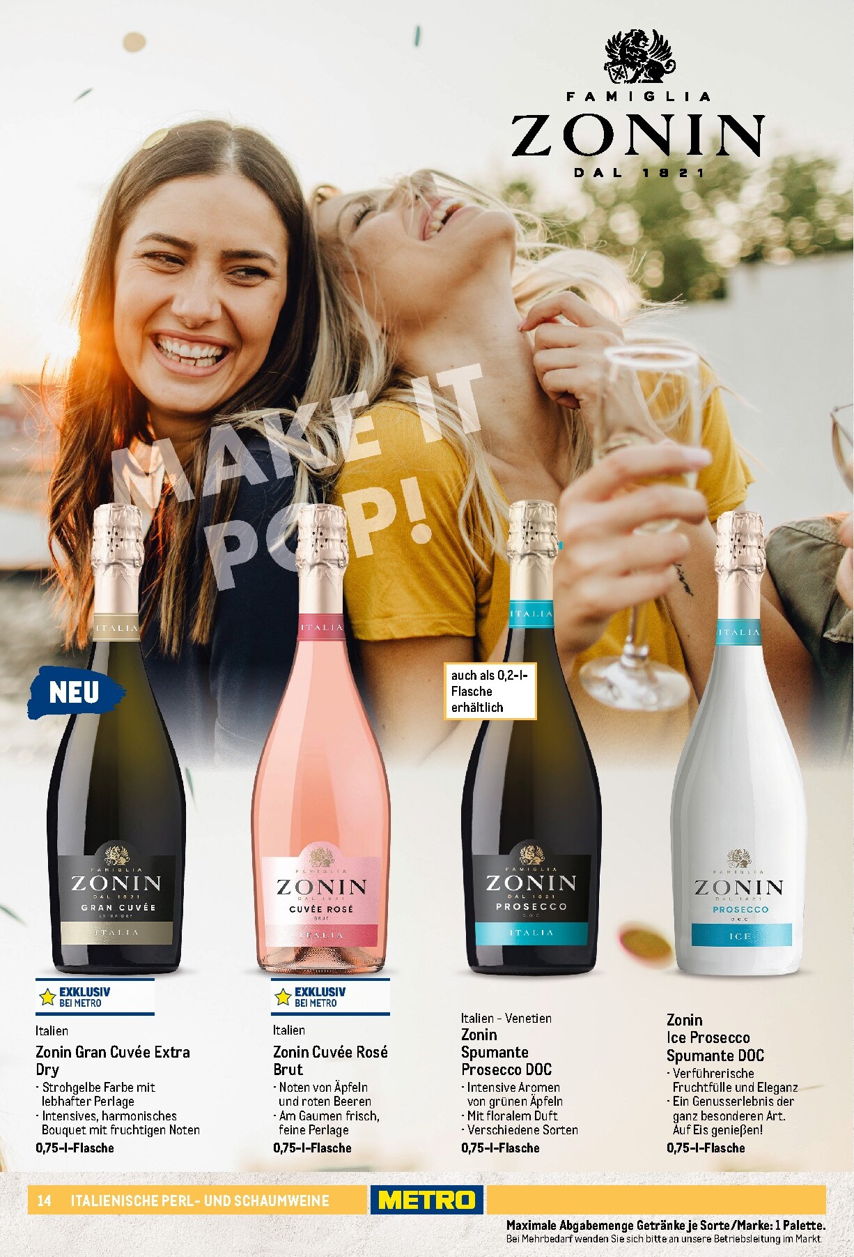 metro - Metro - Wein und Sekt Sortiment Prospekt – von Sonntag 19.04.2026 bis Mittwoch 30.09.2026 - page: 14