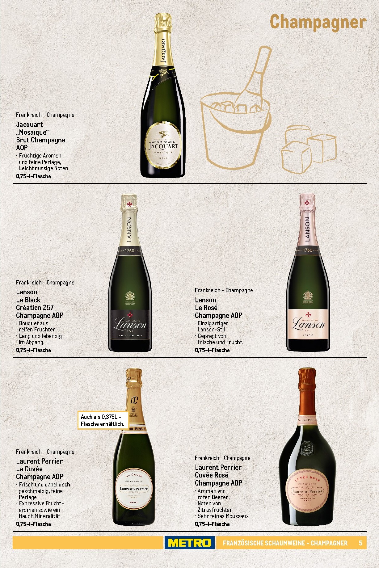 metro - Metro - Wein und Sekt Sortiment Prospekt – von Sonntag 19.04.2026 bis Mittwoch 30.09.2026 - page: 5