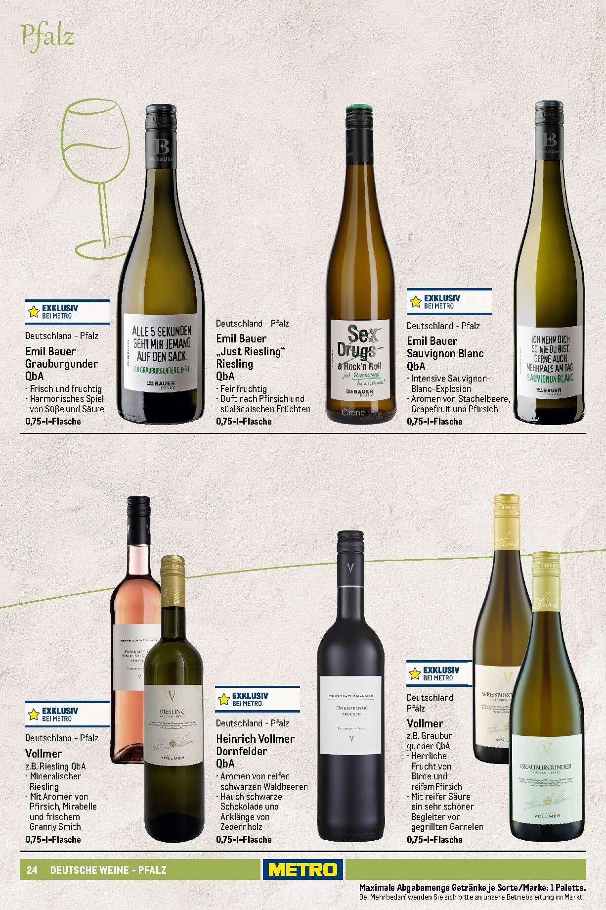 metro - Metro - Wein und Sekt Sortiment Prospekt – von Sonntag 19.04.2026 bis Mittwoch 30.09.2026 - page: 24