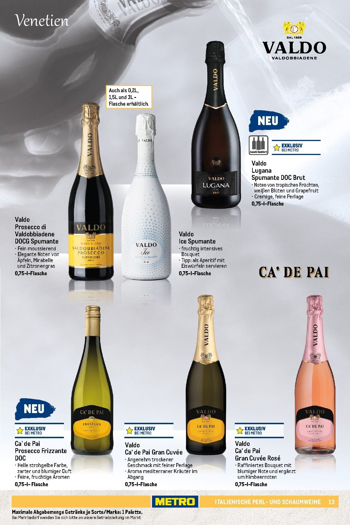 metro - Metro - Wein und Sekt Sortiment Prospekt – von Sonntag 19.04.2026 bis Mittwoch 30.09.2026 - page: 13