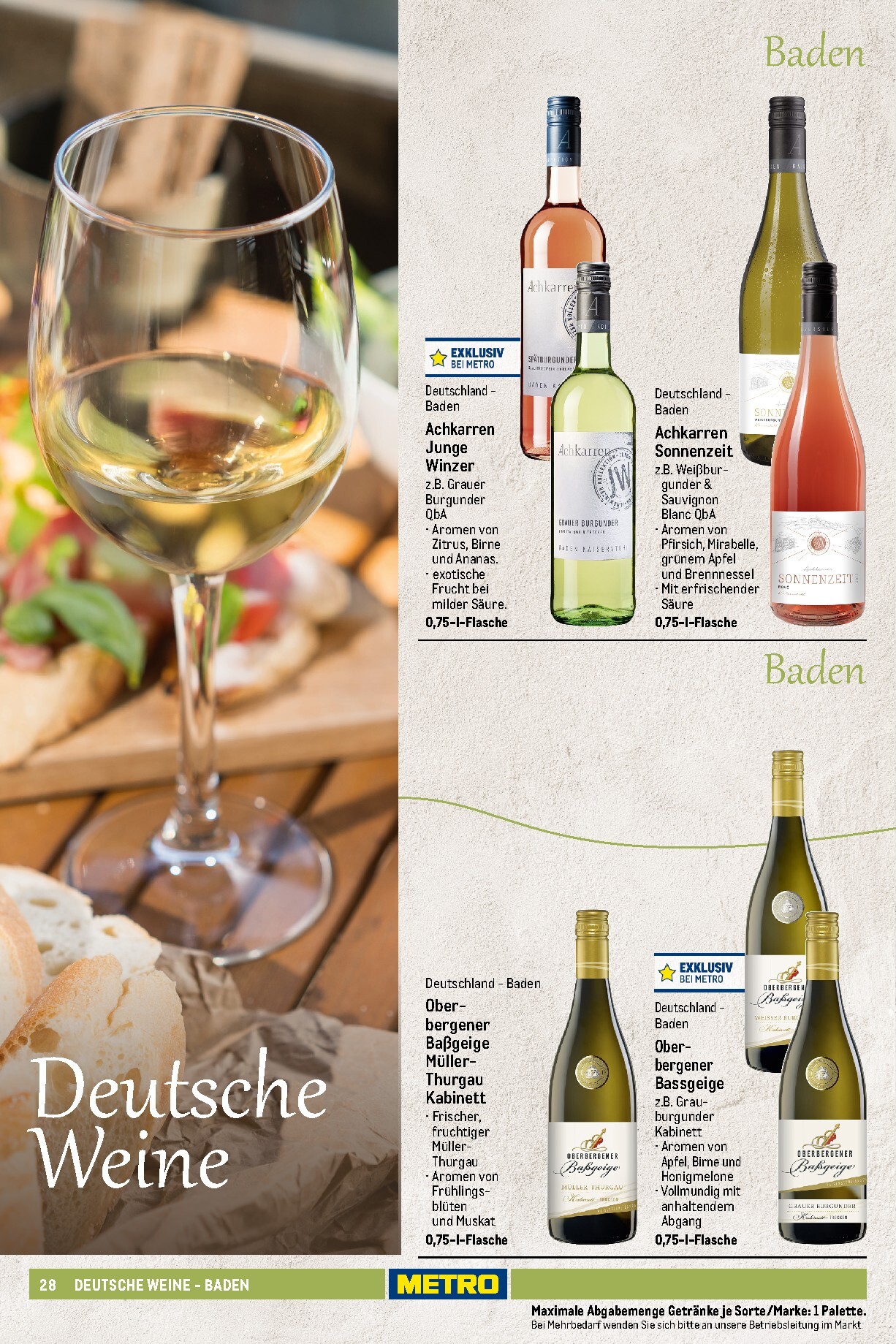 metro - Metro - Wein und Sekt Sortiment Prospekt – von Sonntag 19.04.2026 bis Mittwoch 30.09.2026 - page: 28