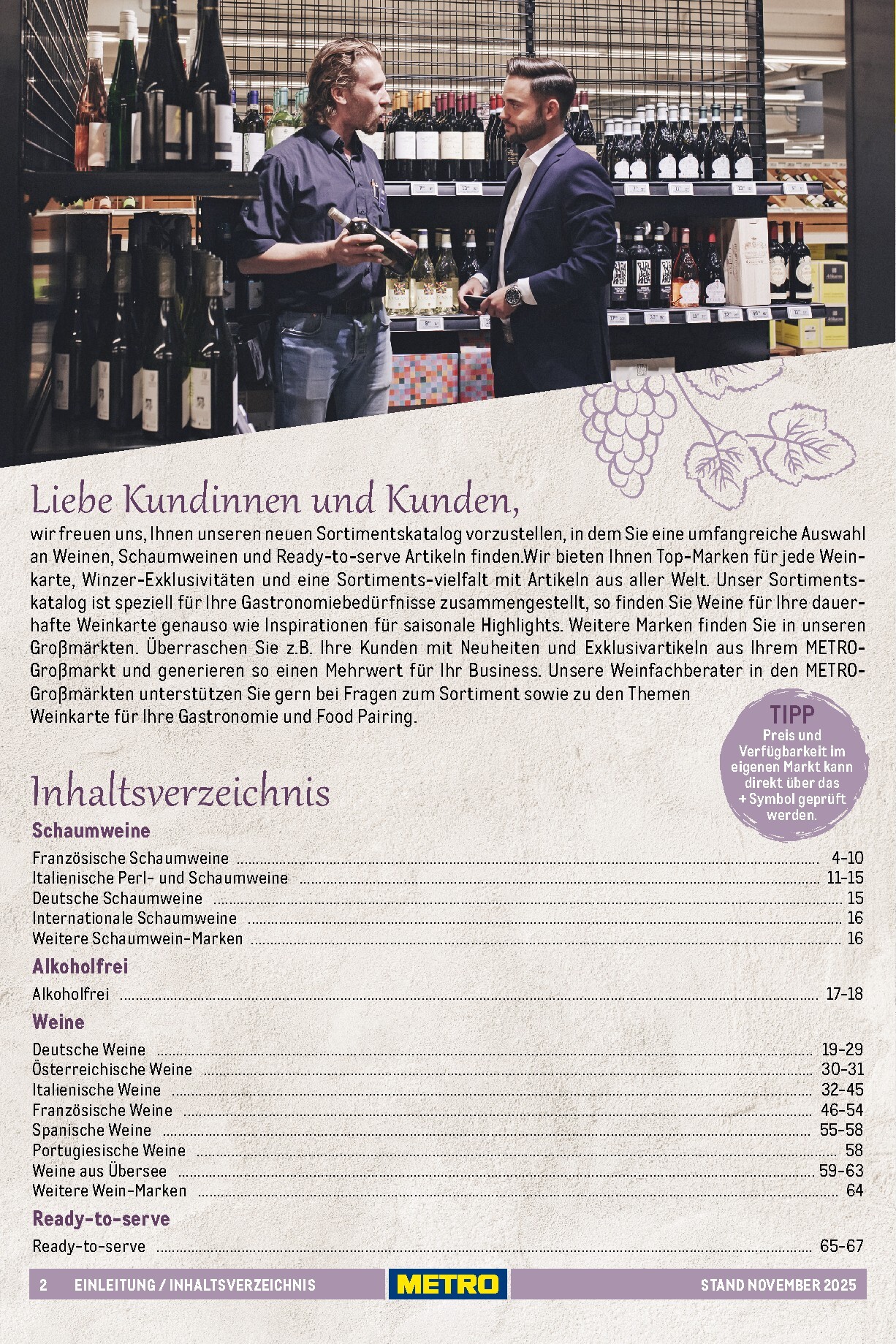metro - Metro - Wein und Sekt Sortiment Prospekt – von Sonntag 19.04.2026 bis Mittwoch 30.09.2026 - page: 2