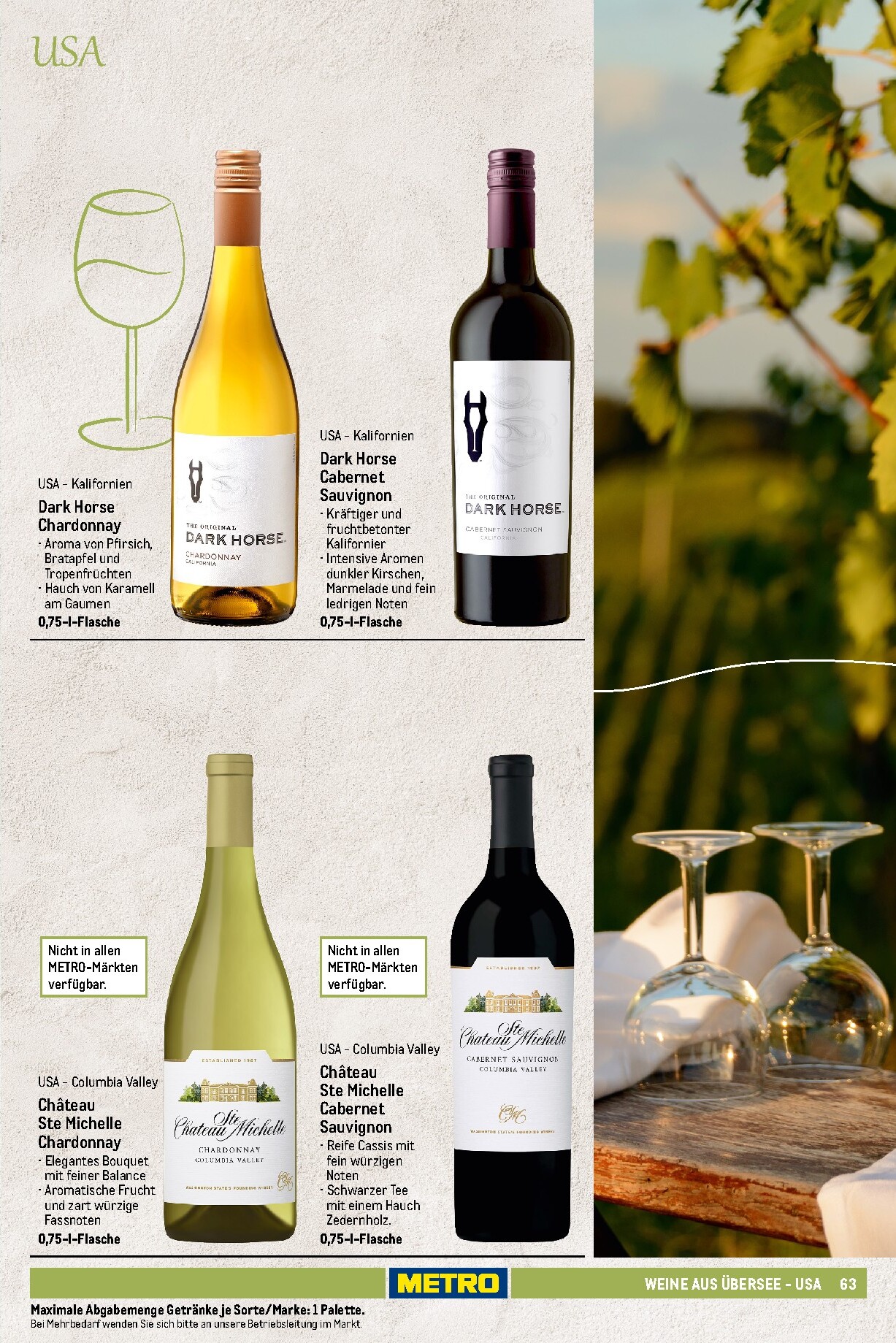 metro - Metro - Wein und Sekt Sortiment Prospekt – von Sonntag 19.04.2026 bis Mittwoch 30.09.2026 - page: 63