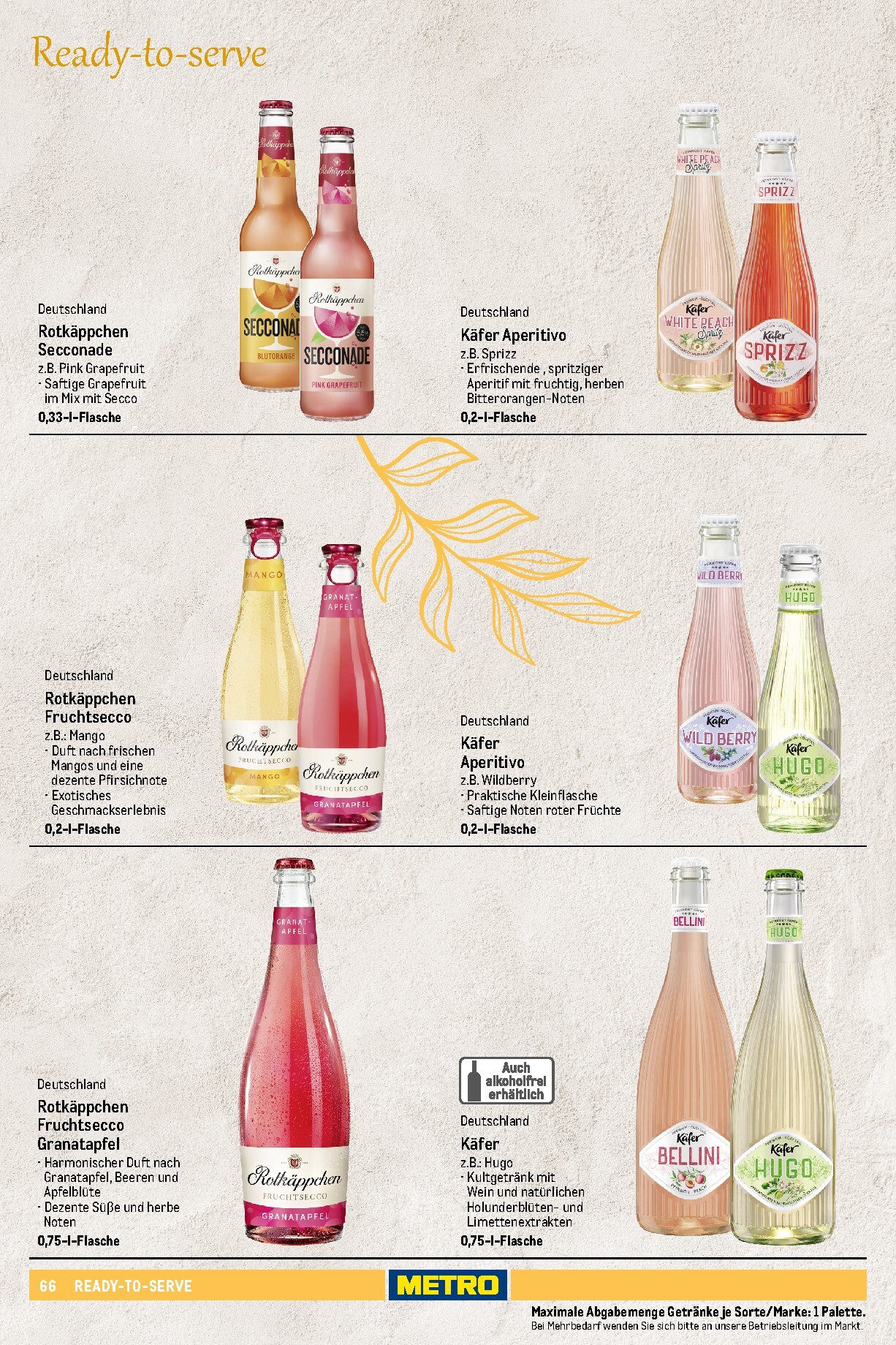 metro - Metro - Wein und Sekt Sortiment Prospekt – von Sonntag 19.04.2026 bis Mittwoch 30.09.2026 - page: 66