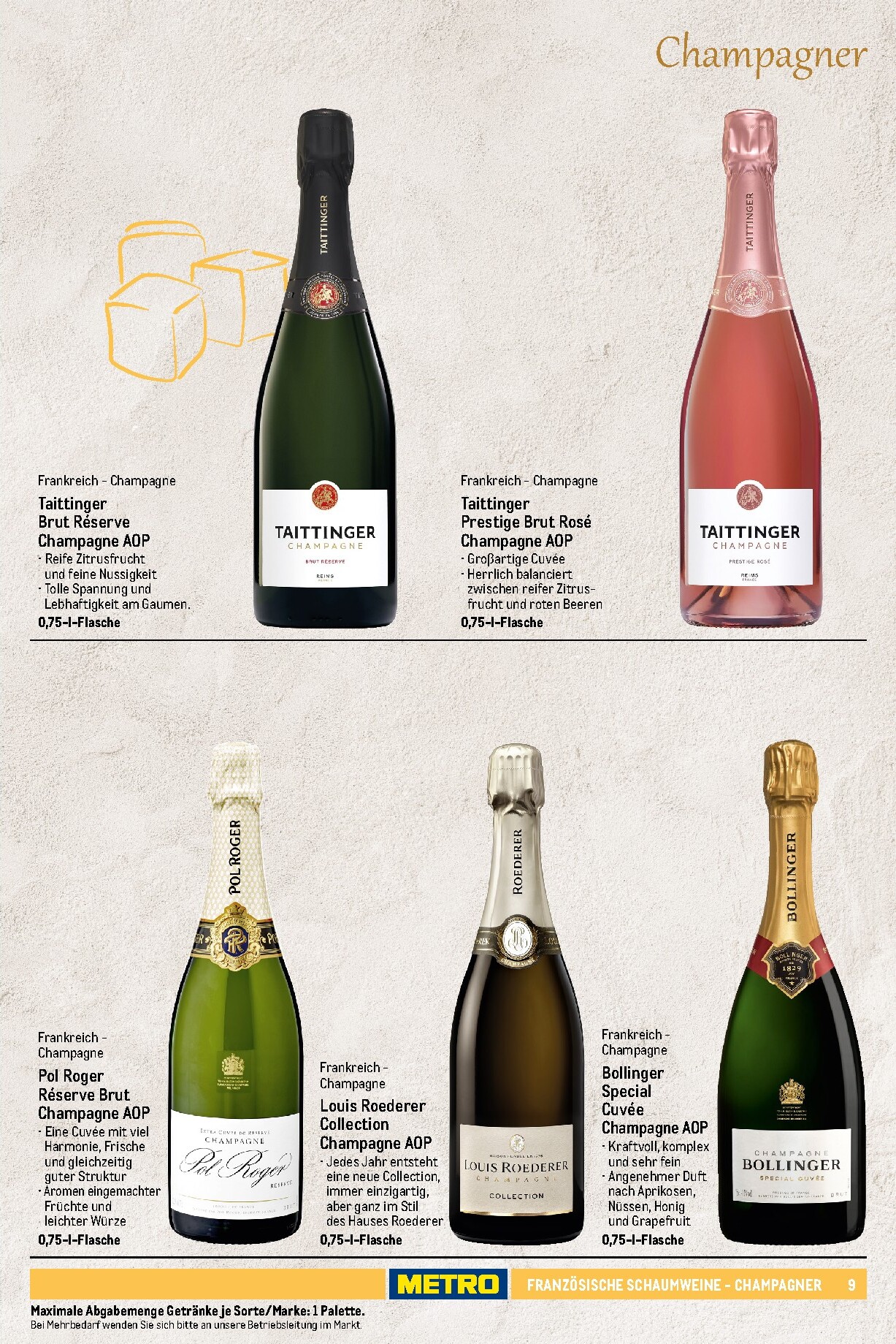 metro - Metro - Wein und Sekt Sortiment Prospekt – von Sonntag 19.04.2026 bis Mittwoch 30.09.2026 - page: 9
