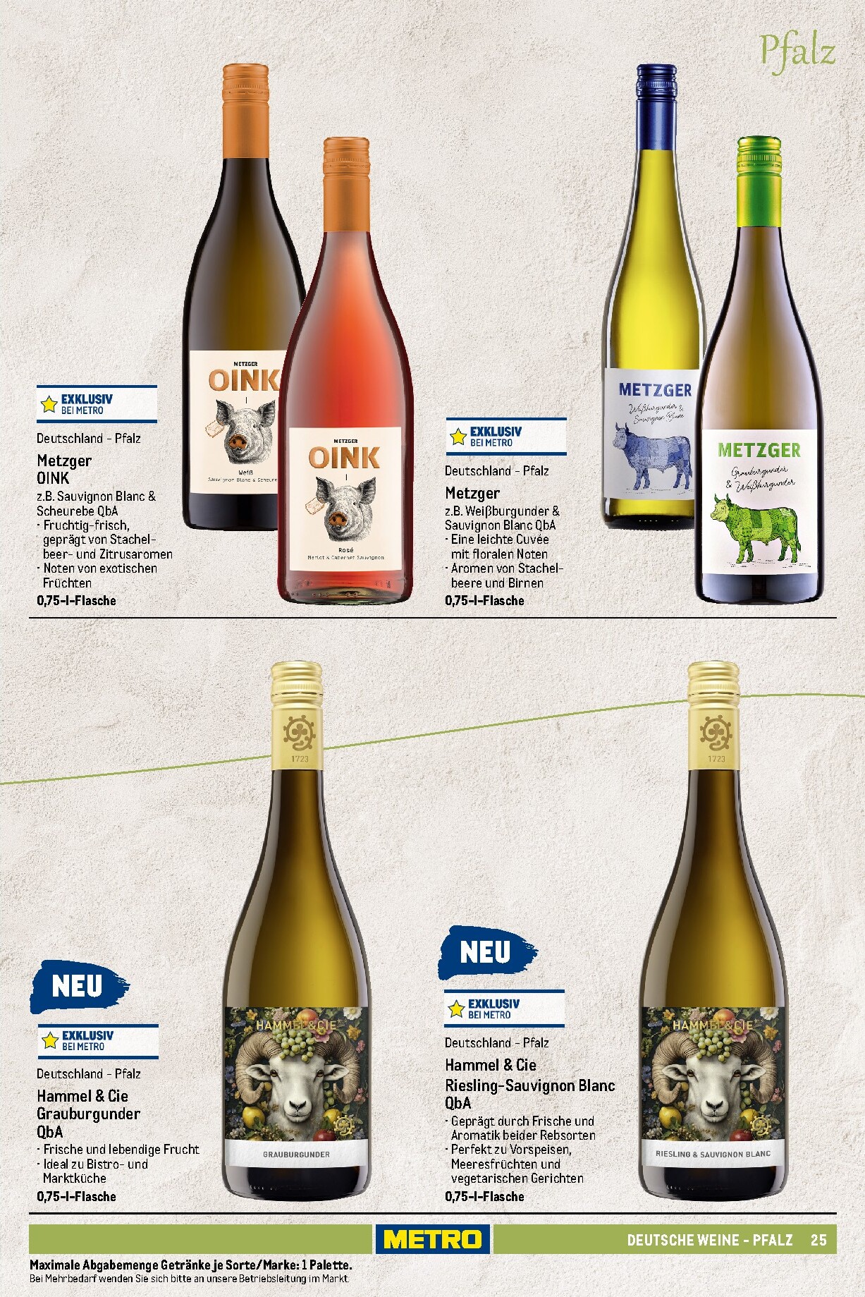 metro - Metro - Wein und Sekt Sortiment Prospekt – von Sonntag 19.04.2026 bis Mittwoch 30.09.2026 - page: 25