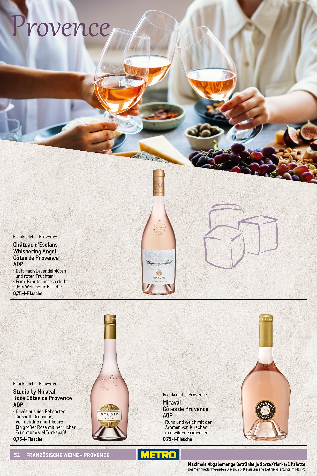 metro - Metro - Wein und Sekt Sortiment Prospekt – von Sonntag 19.04.2026 bis Mittwoch 30.09.2026 - page: 52