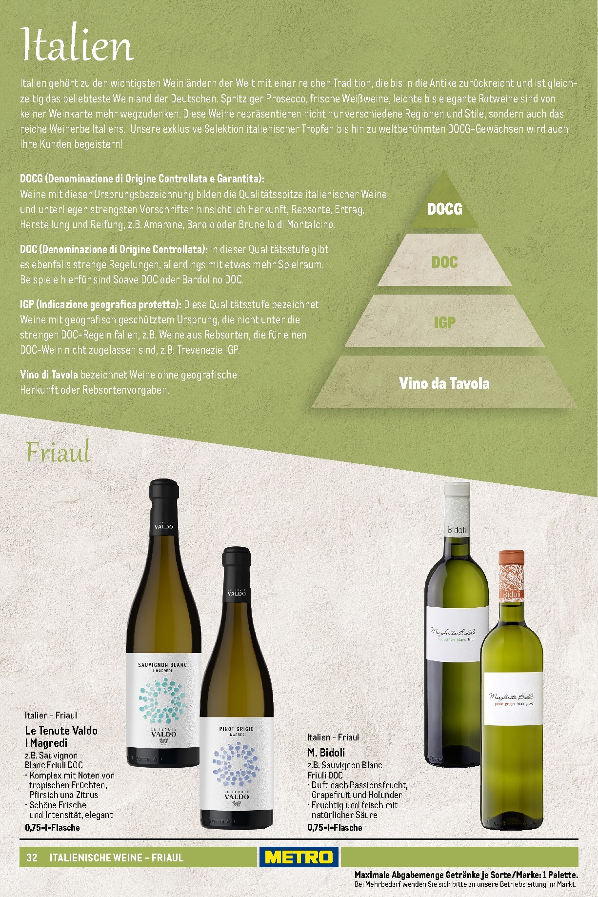 metro - Metro - Wein und Sekt Sortiment Prospekt – von Sonntag 19.04.2026 bis Mittwoch 30.09.2026 - page: 32