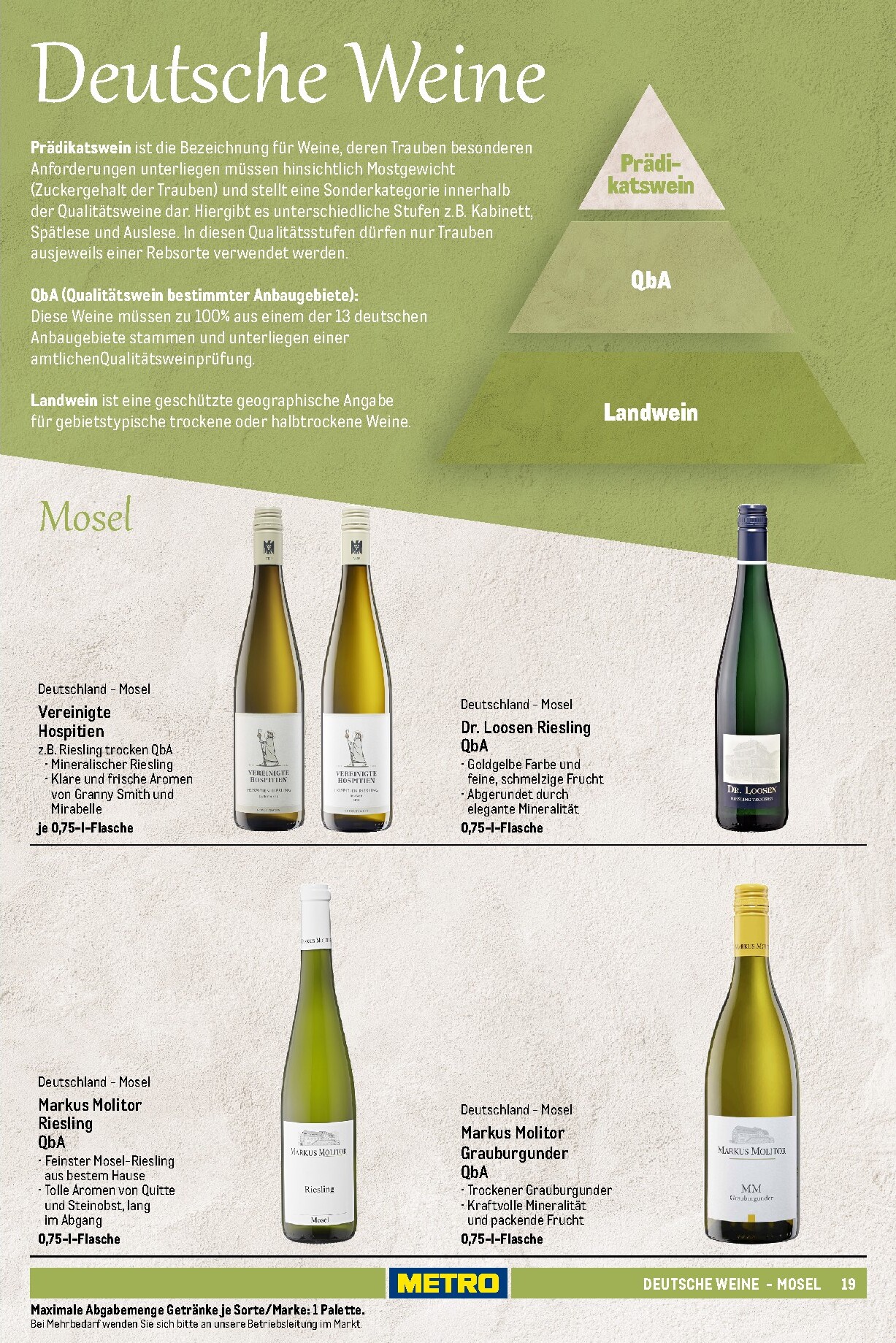 metro - Metro - Wein und Sekt Sortiment Prospekt – von Sonntag 19.04.2026 bis Mittwoch 30.09.2026 - page: 19