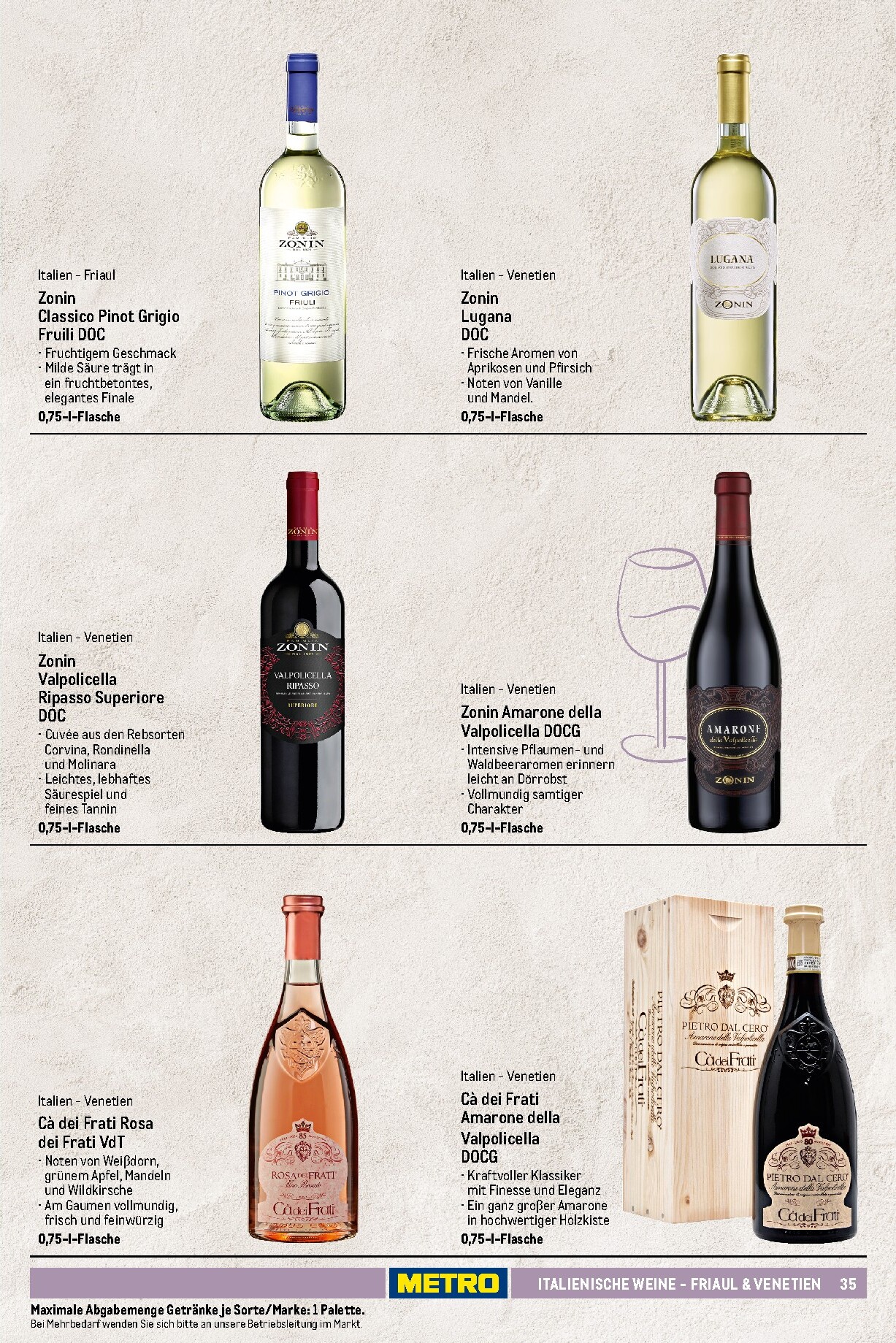 metro - Metro - Wein und Sekt Sortiment Prospekt – von Sonntag 19.04.2026 bis Mittwoch 30.09.2026 - page: 35