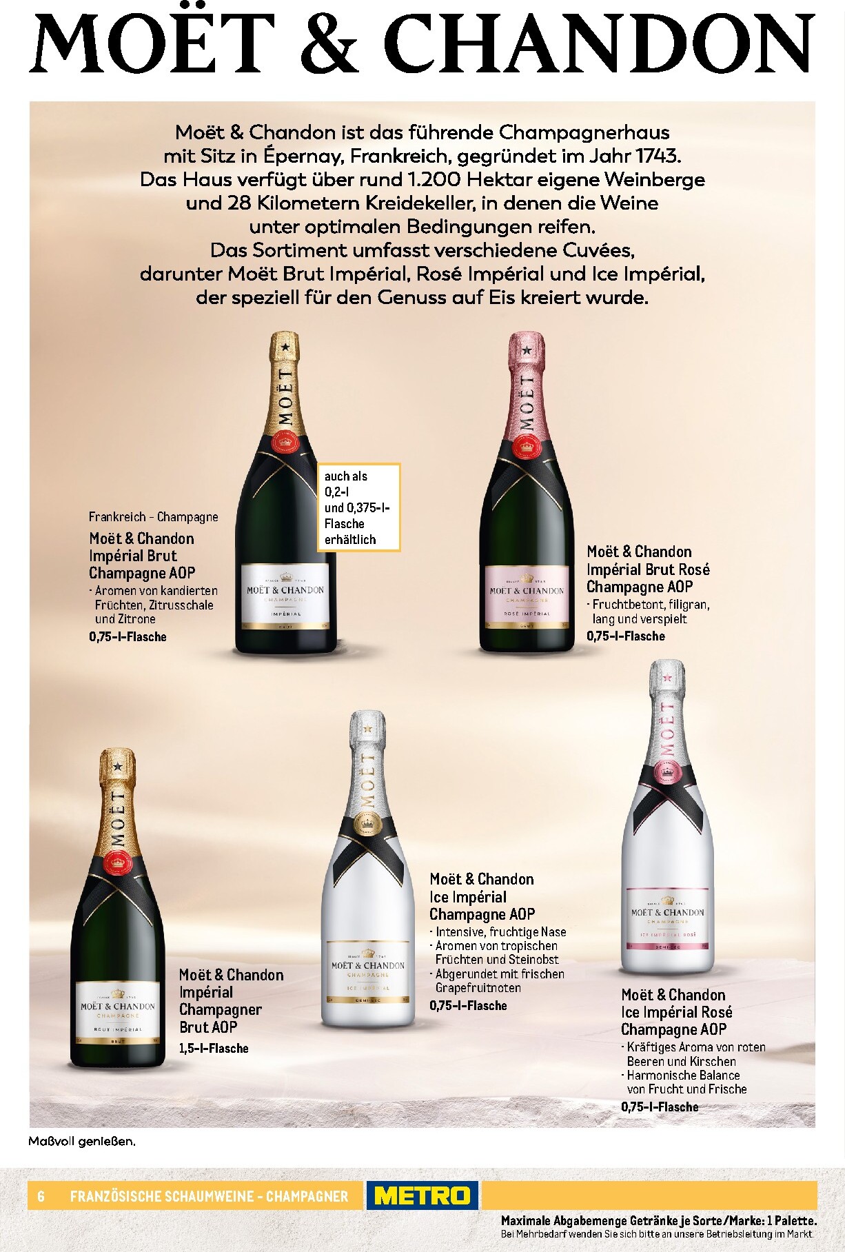 metro - Metro - Wein und Sekt Sortiment Prospekt – von Sonntag 19.04.2026 bis Mittwoch 30.09.2026 - page: 6