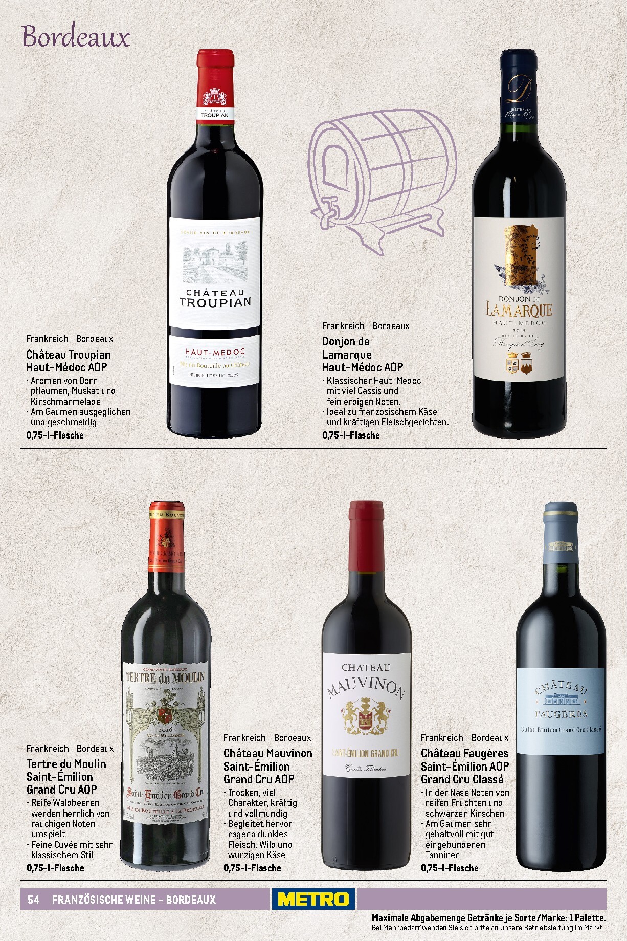 metro - Metro - Wein und Sekt Sortiment Prospekt – von Sonntag 19.04.2026 bis Mittwoch 30.09.2026 - page: 54