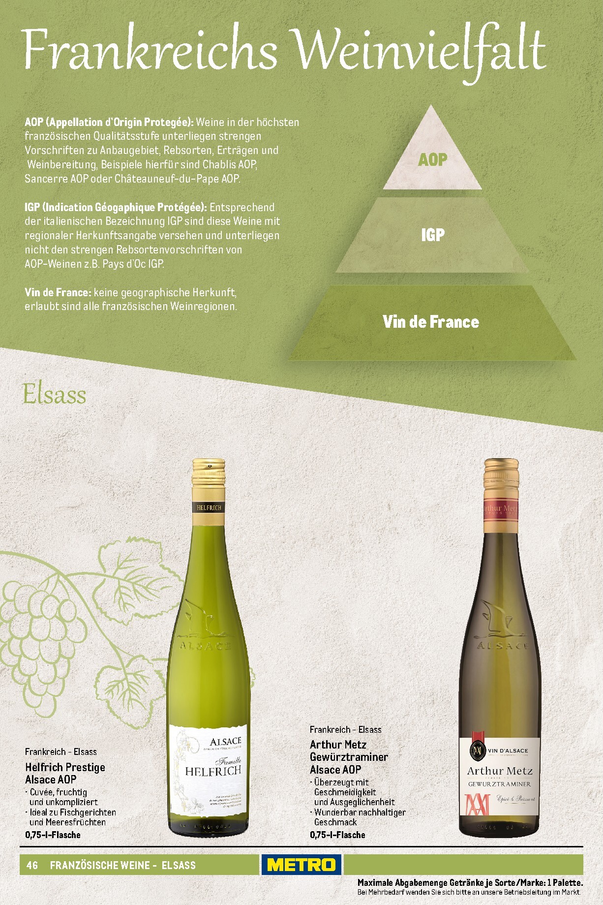 metro - Metro - Wein und Sekt Sortiment Prospekt – von Sonntag 19.04.2026 bis Mittwoch 30.09.2026 - page: 46