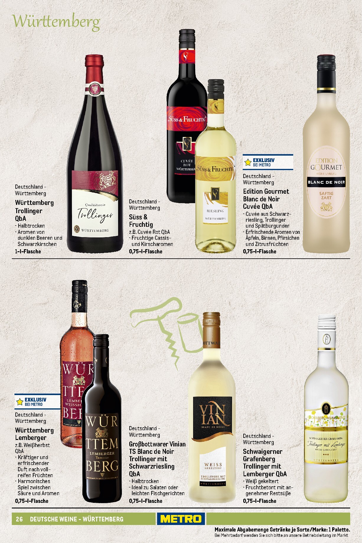metro - Metro - Wein und Sekt Sortiment Prospekt – von Sonntag 19.04.2026 bis Mittwoch 30.09.2026 - page: 26