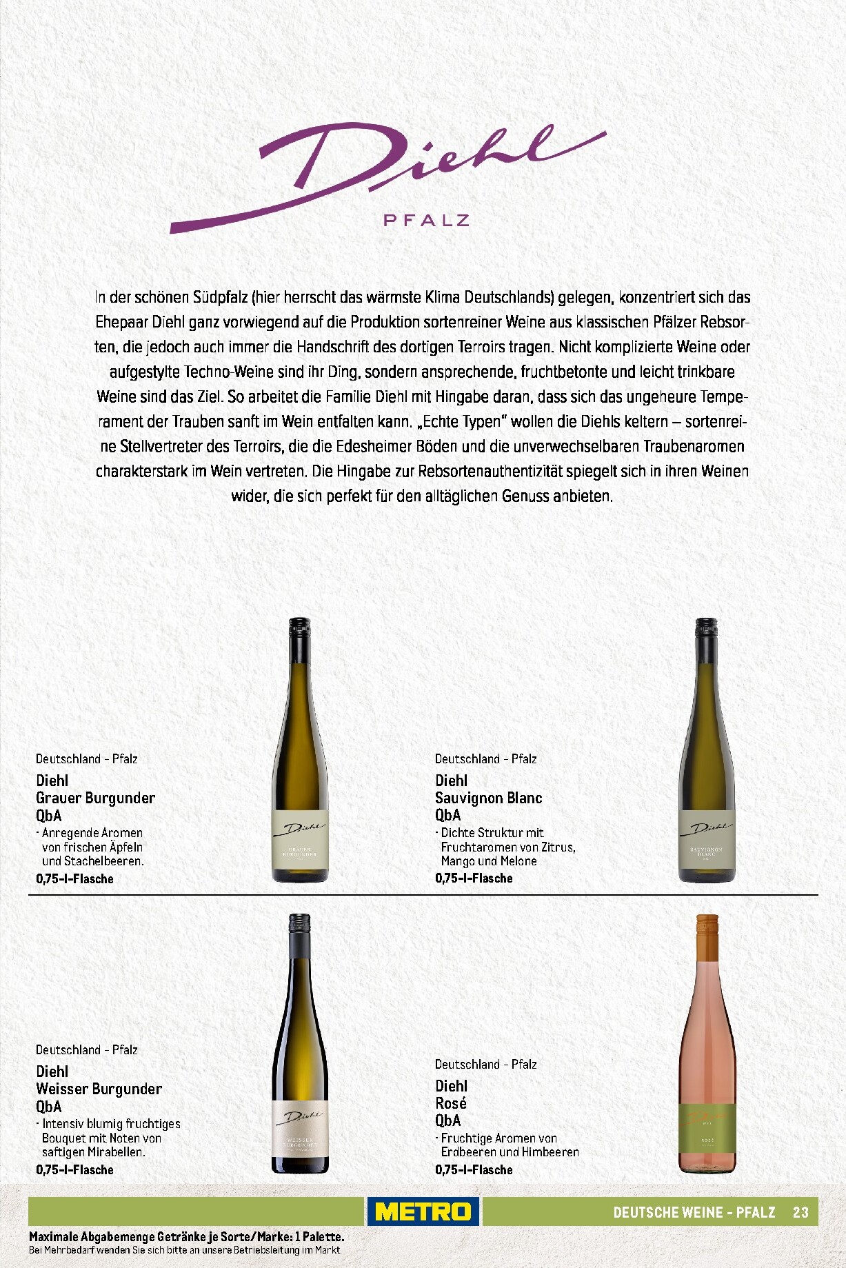 metro - Metro - Wein und Sekt Sortiment Prospekt – von Sonntag 19.04.2026 bis Mittwoch 30.09.2026 - page: 23