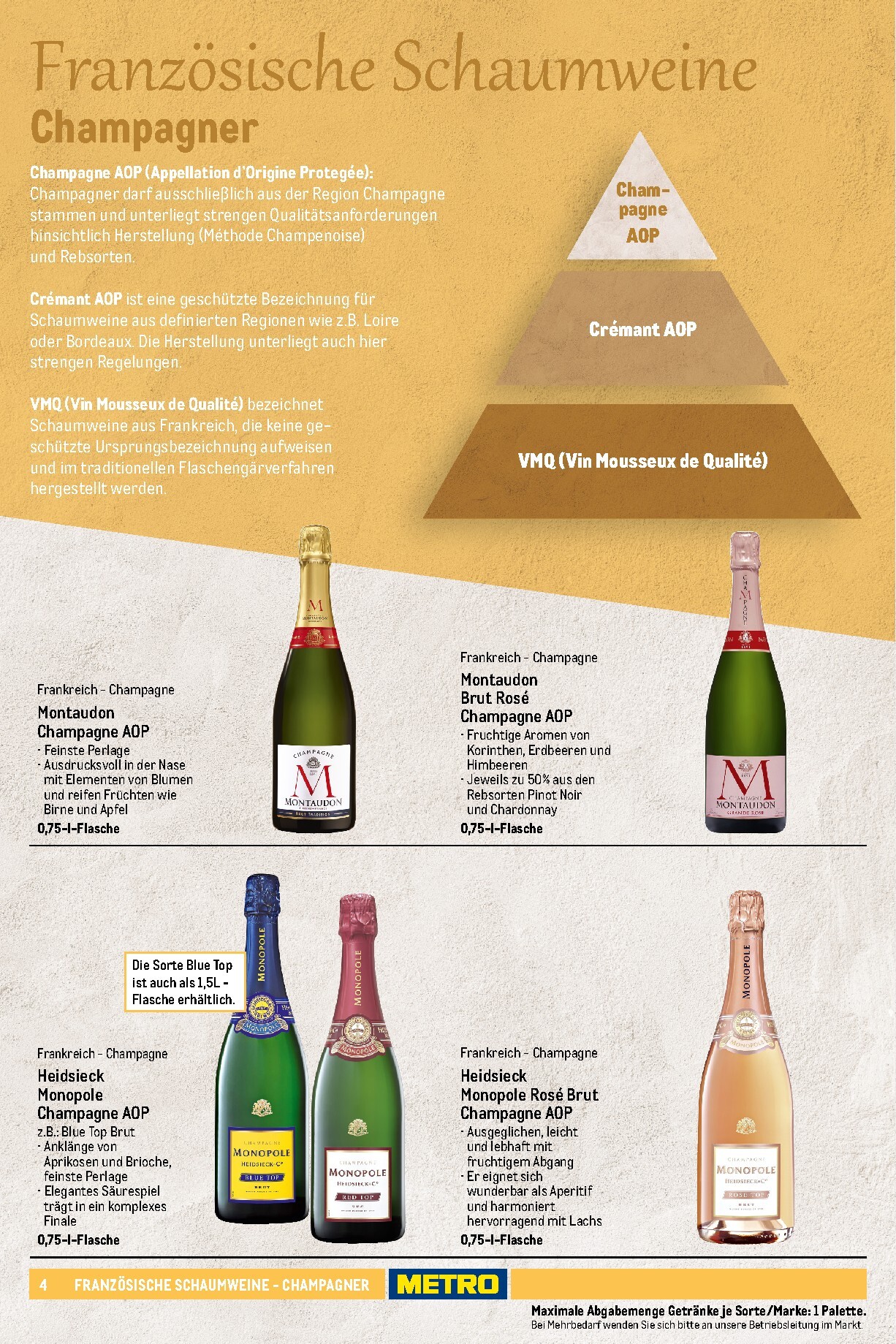 metro - Metro - Wein und Sekt Sortiment Prospekt – von Sonntag 19.04.2026 bis Mittwoch 30.09.2026 - page: 4