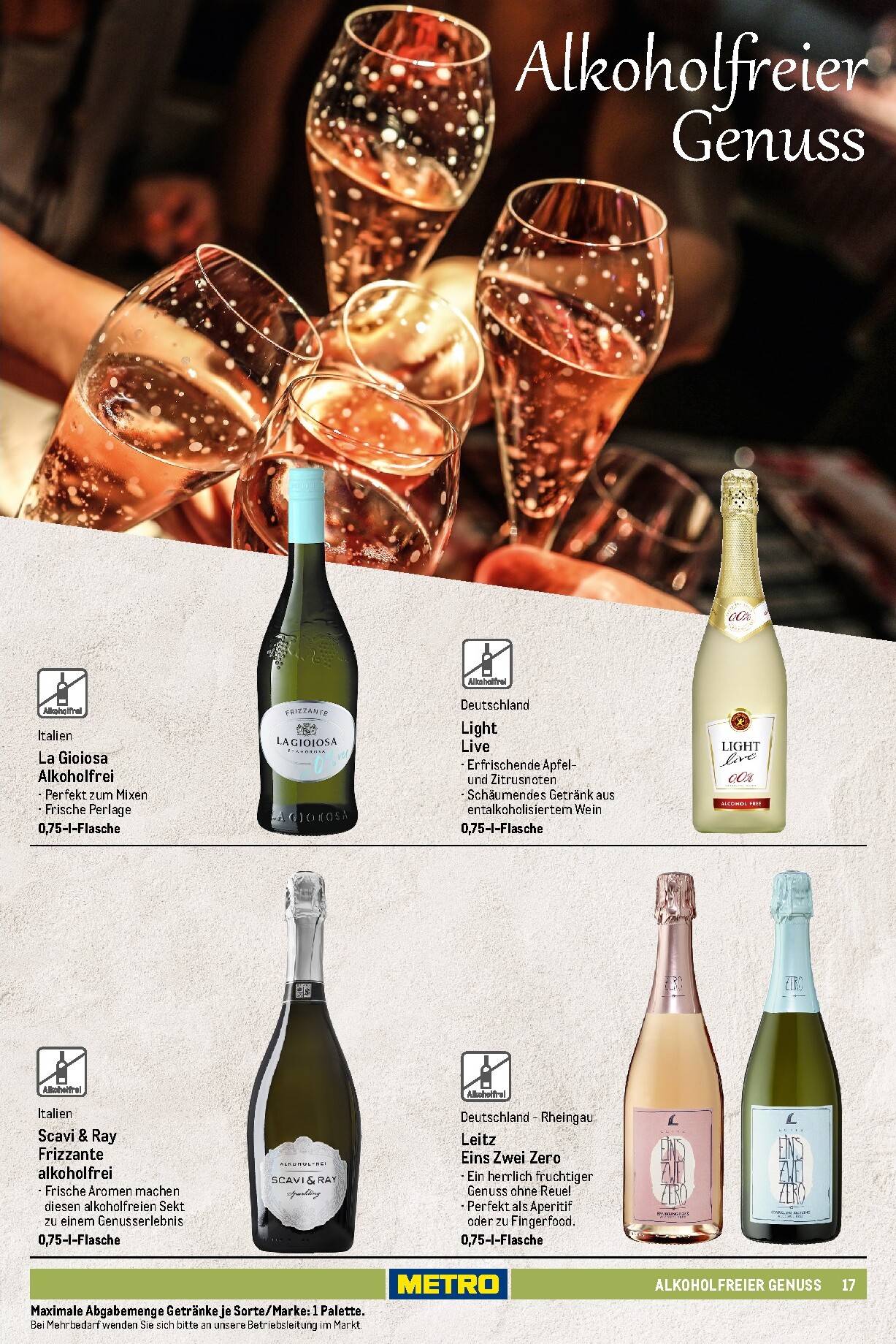 metro - Metro - Wein und Sekt Sortiment Prospekt – von Sonntag 19.04.2026 bis Mittwoch 30.09.2026 - page: 17