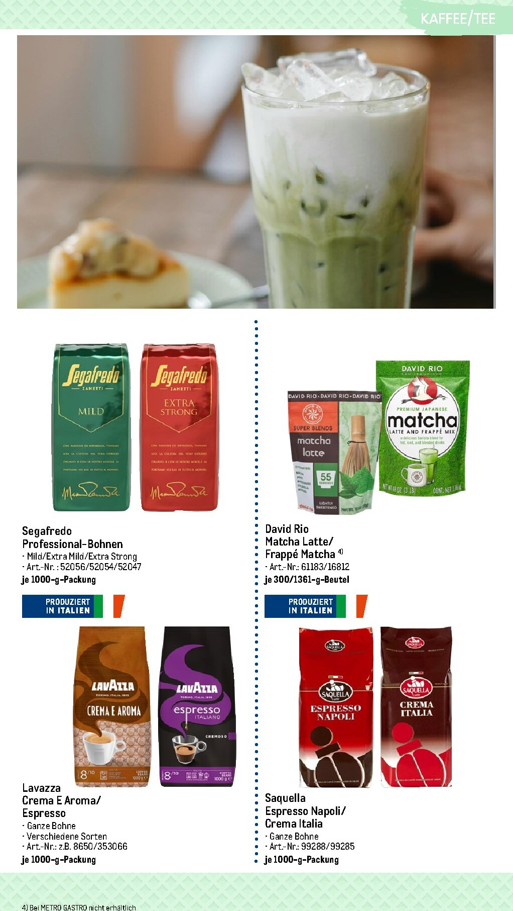 metro - Metro - Highlights Eisdiele und Café Prospekt – von Sonntag 19.04.2026 bis Montag 31.08.2026 - page: 10