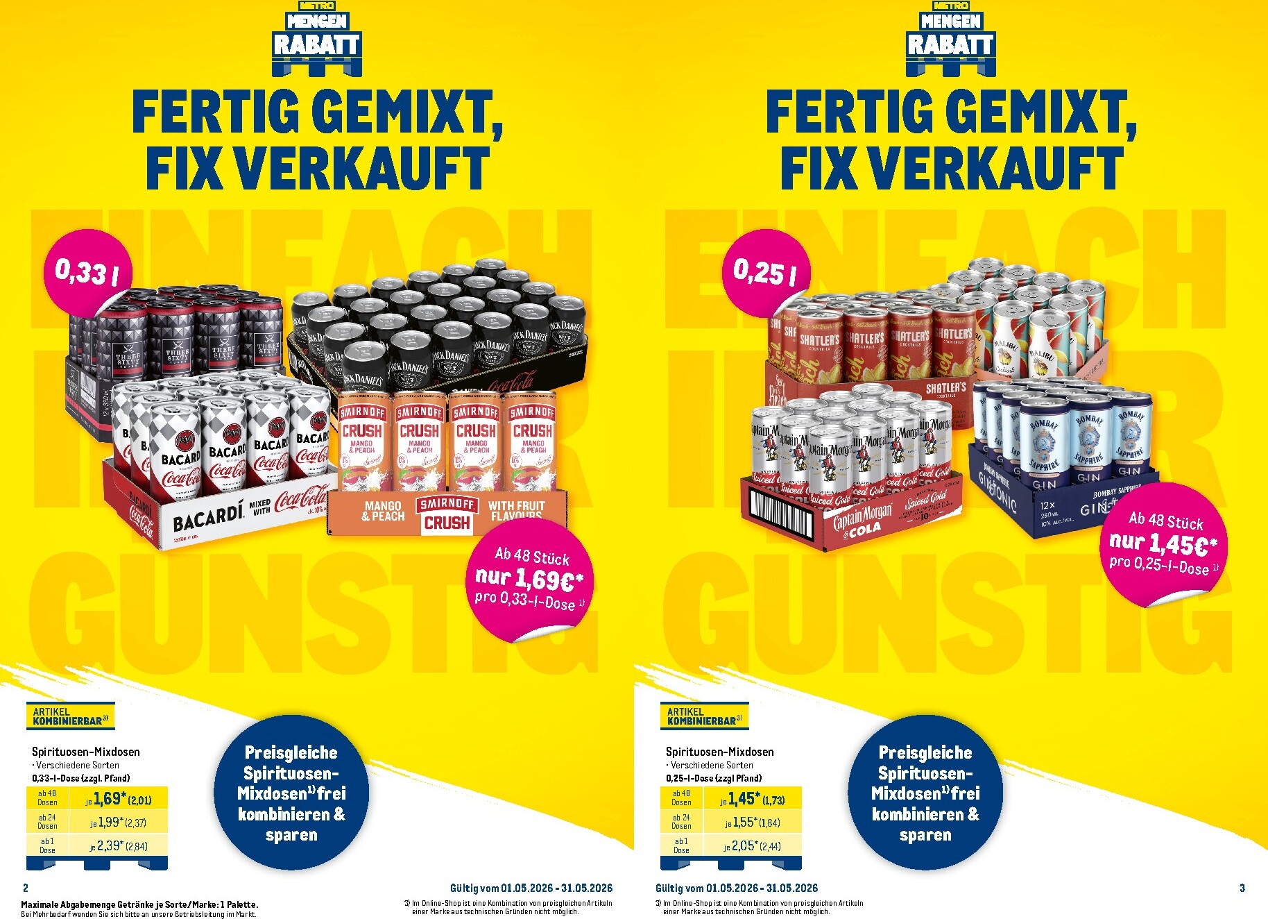 metro - Metro - Monats-Mix Prospekt nächste Woche – von Freitag 01.05.2026 bis Sonntag 31.05.2026 - page: 2