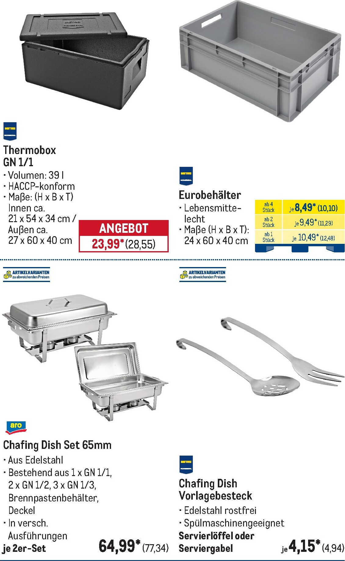 metro - Metro - Monats-Menü Prospekt nächste Woche – von Freitag 01.05.2026 bis Sonntag 31.05.2026 - page: 48
