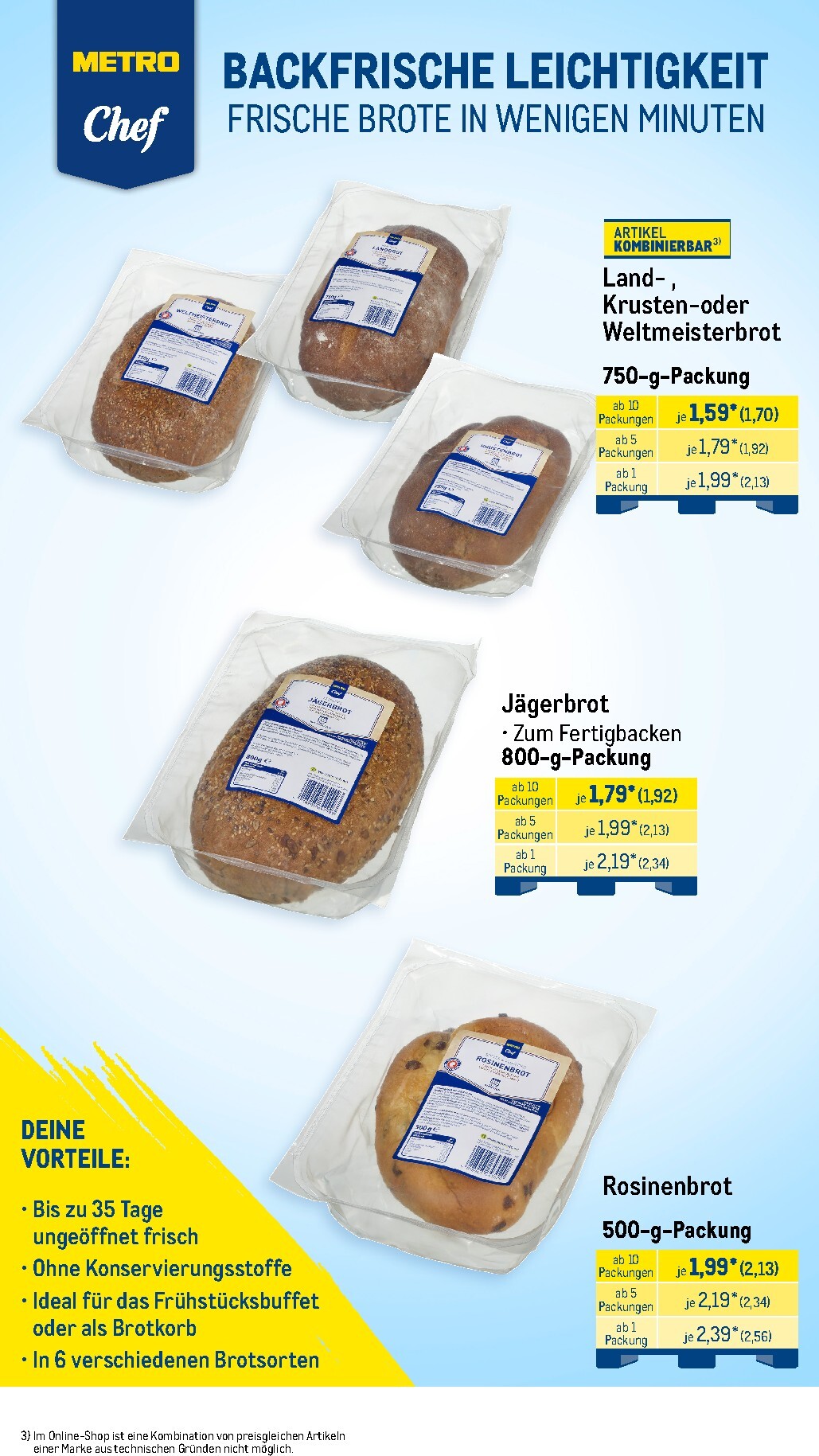 metro - Metro - Monats-Menü Prospekt nächste Woche – von Freitag 01.05.2026 bis Sonntag 31.05.2026 - page: 21