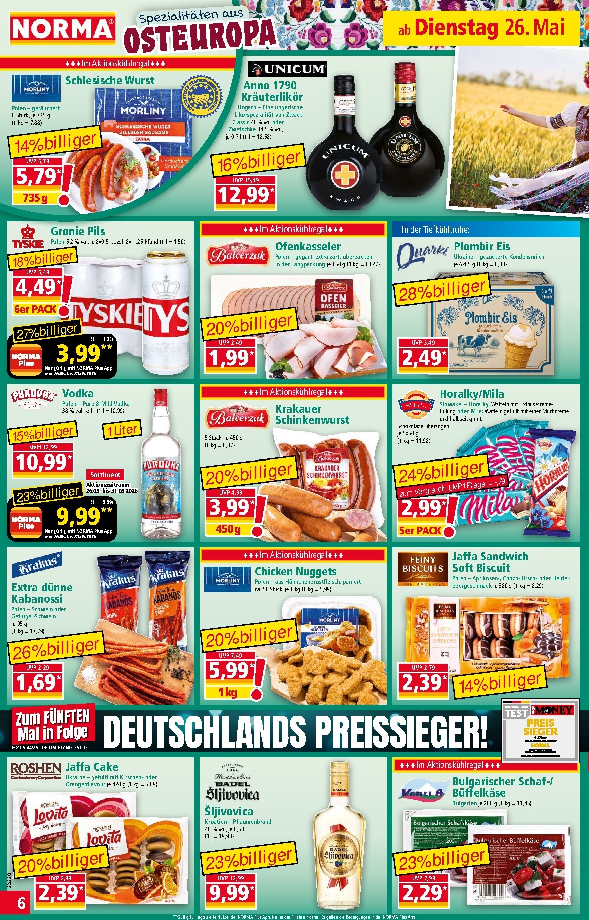 norma - Norma Prospekt nächste Woche – von Dienstag 26.05.2026 bis Samstag 30.05.2026 - page: 6