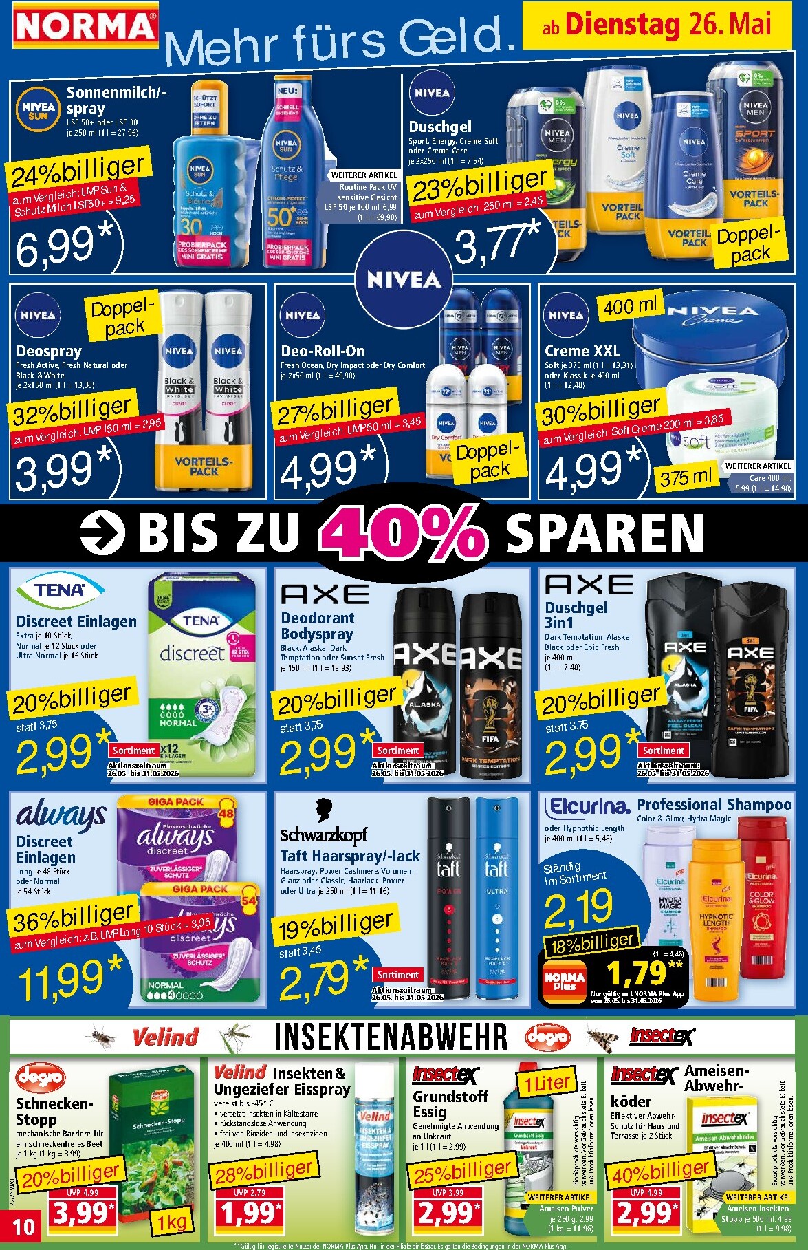 norma - Norma Prospekt nächste Woche – von Dienstag 26.05.2026 bis Samstag 30.05.2026 - page: 10
