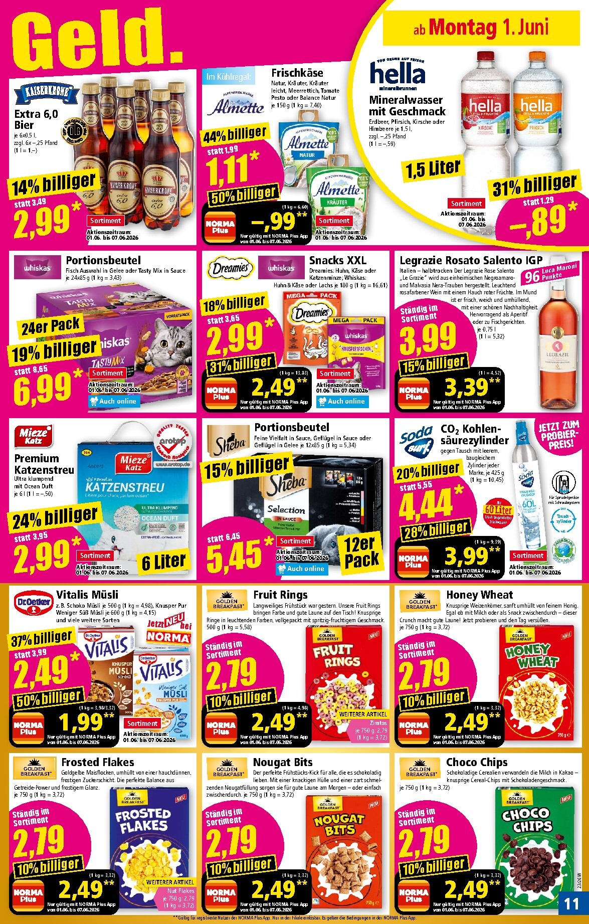 norma - Norma Prospekt nächste Woche – von Montag 01.06.2026 bis Samstag 06.06.2026 - page: 11