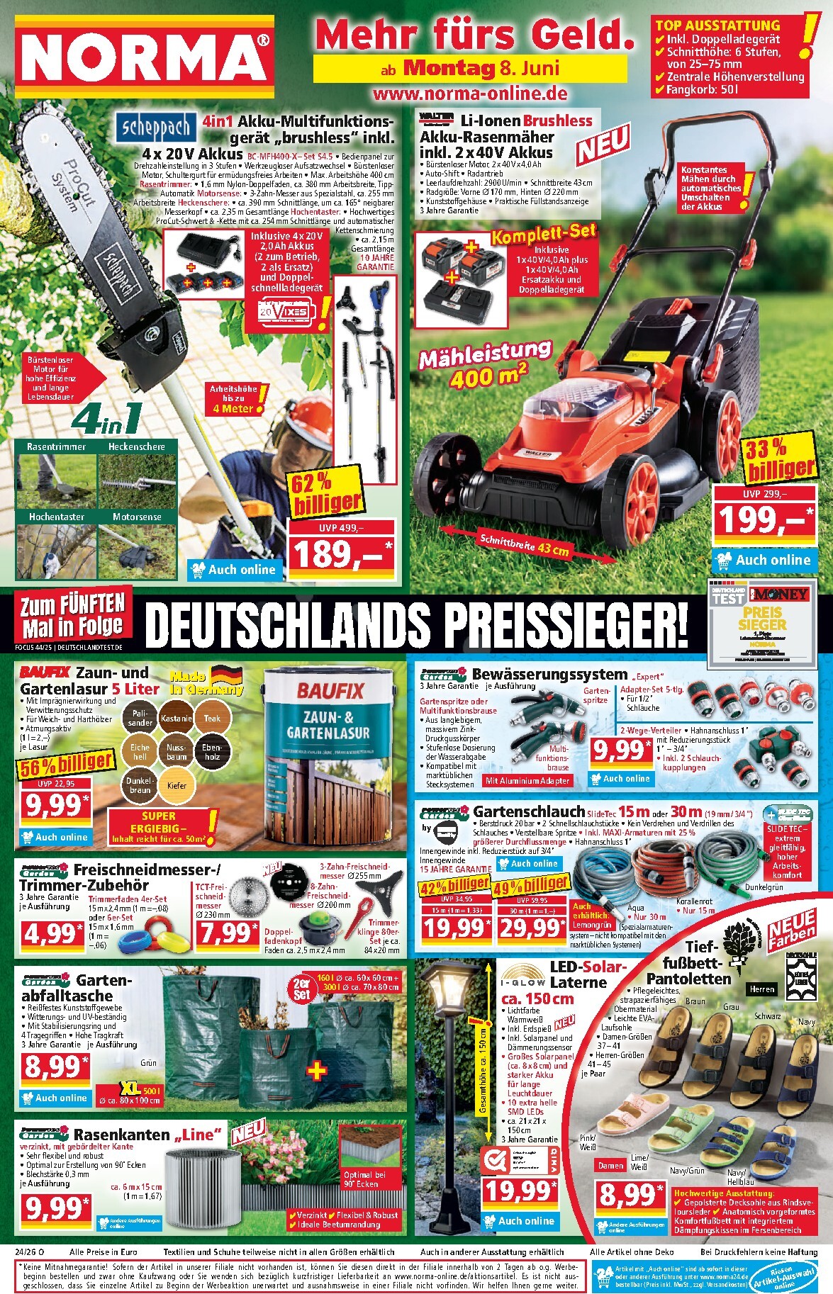 norma - Norma Prospekt nächste Woche – von Montag 08.06.2026 bis Samstag 13.06.2026 - page: 1