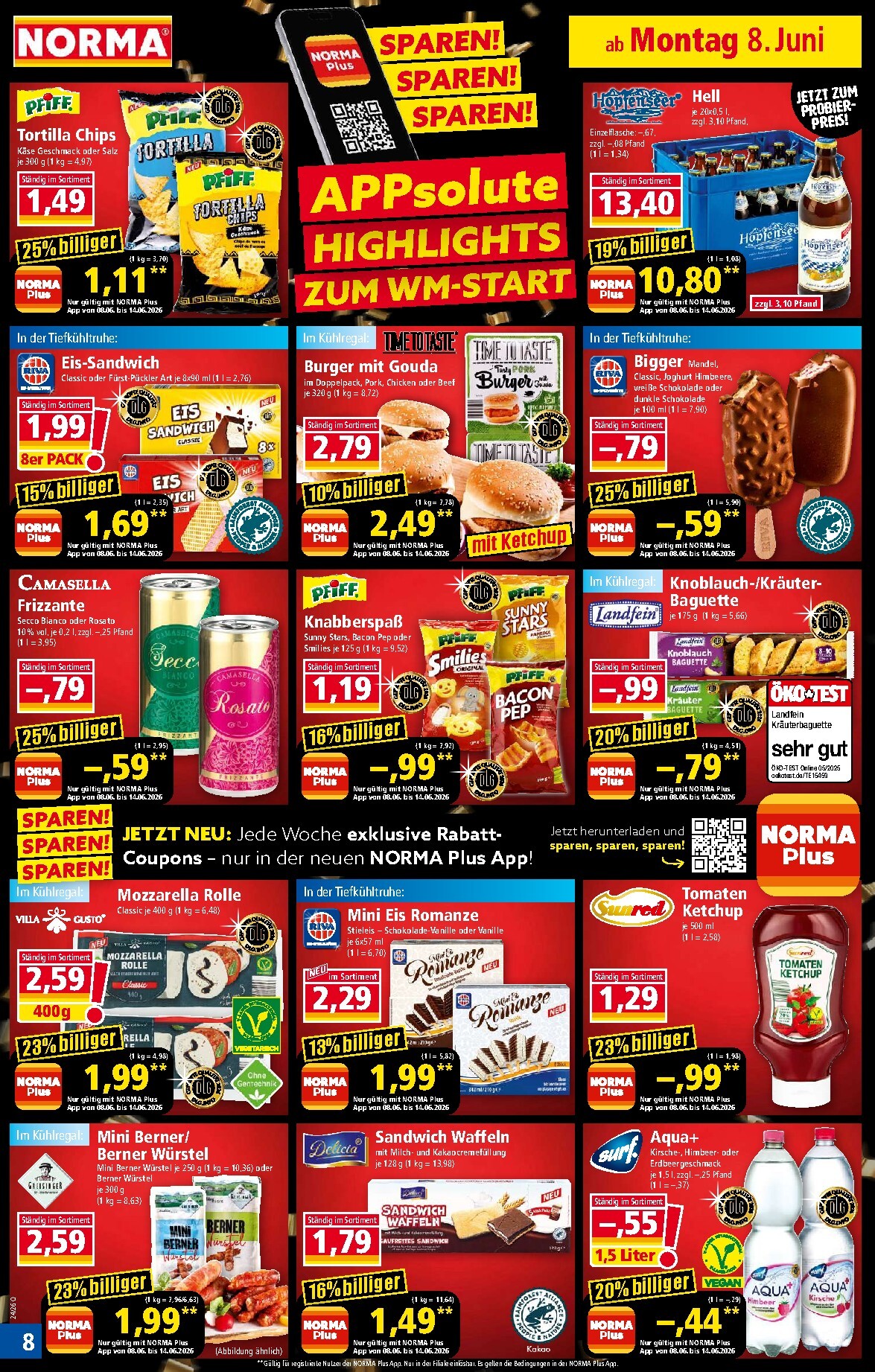 norma - Norma Prospekt nächste Woche – von Montag 08.06.2026 bis Samstag 13.06.2026 - page: 8