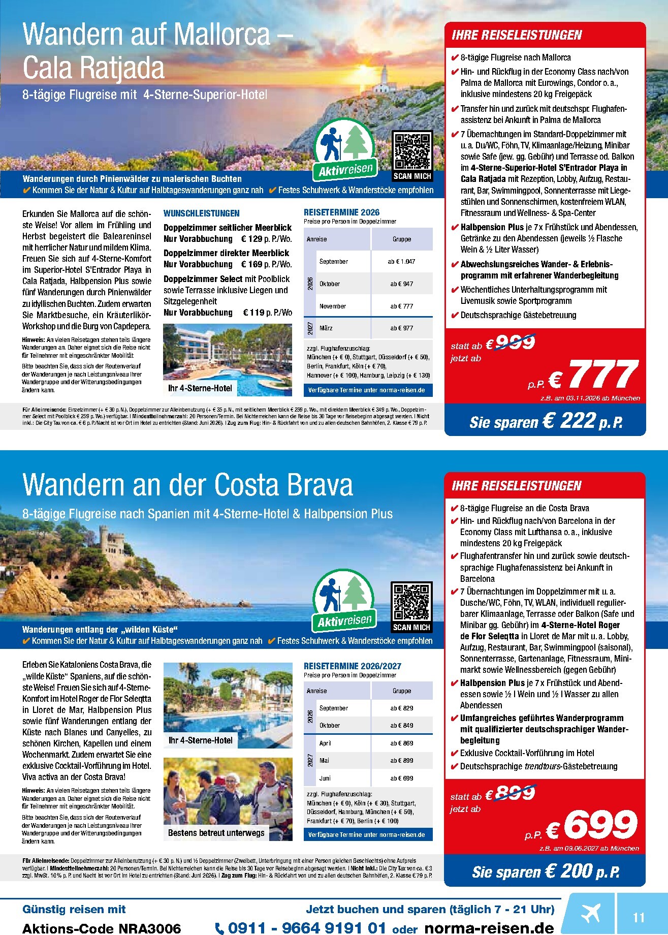 norma - Norma - Reisen Prospekt – von Montag 01.06.2026 bis Dienstag 30.06.2026 - page: 11
