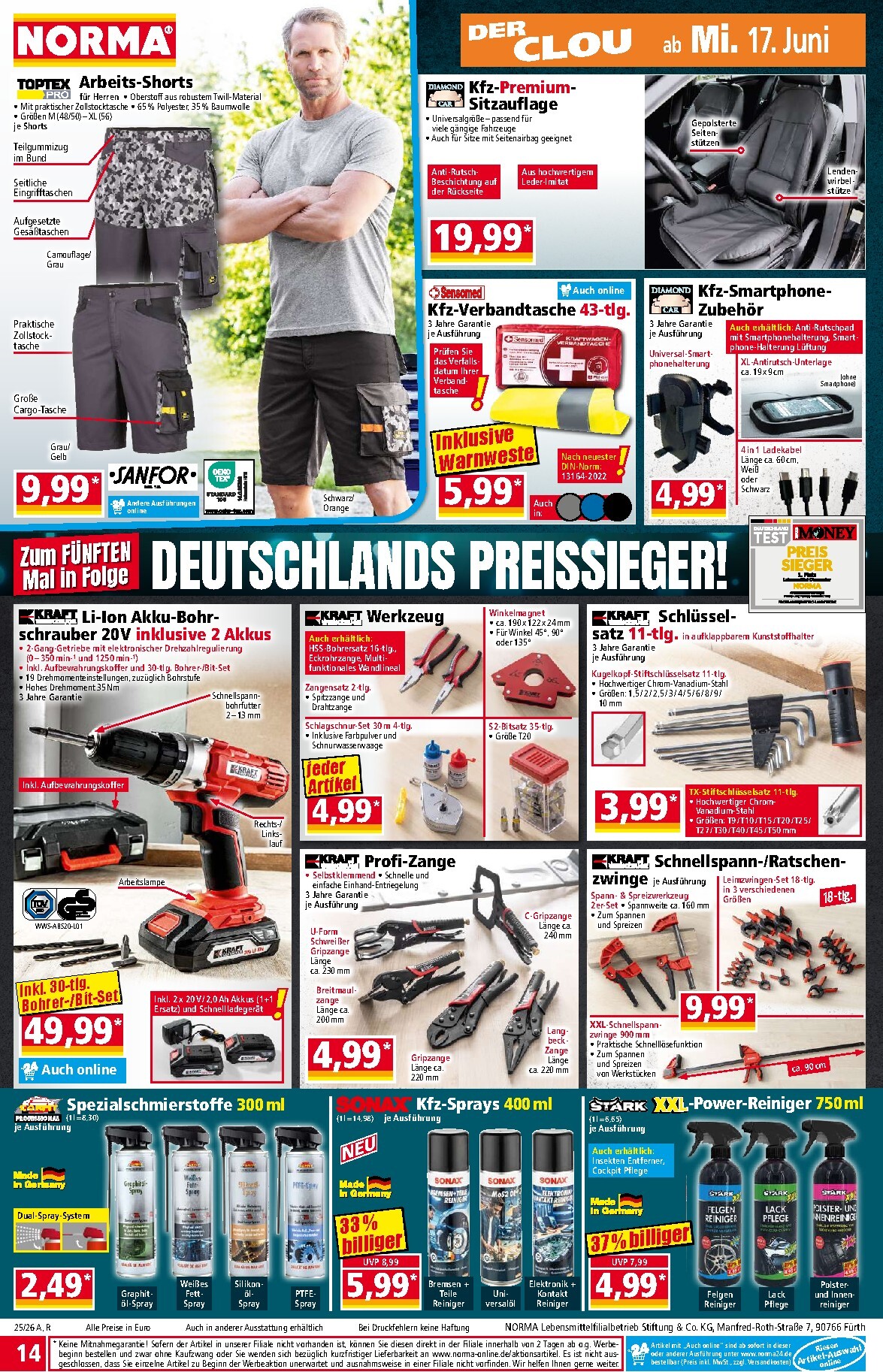 norma - Norma Prospekt nächste Woche – von Montag 15.06.2026 bis Sonntag 21.06.2026 - page: 14