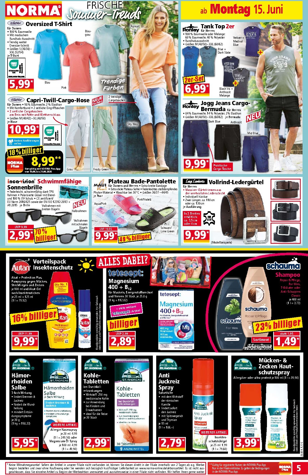 norma - Norma Prospekt nächste Woche – von Montag 15.06.2026 bis Sonntag 21.06.2026 - page: 5