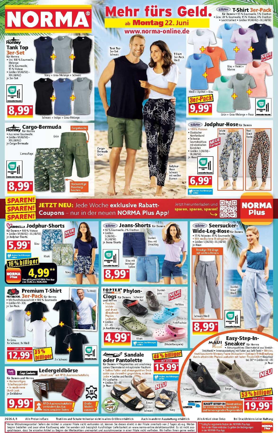 norma - Norma Prospekt nächste Woche – von Montag 22.06.2026 bis Samstag 27.06.2026 - page: 1